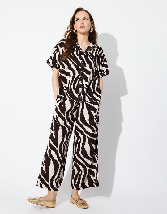 Comprar Online Calças Zebra, Mulher, Castanho Escuro 
