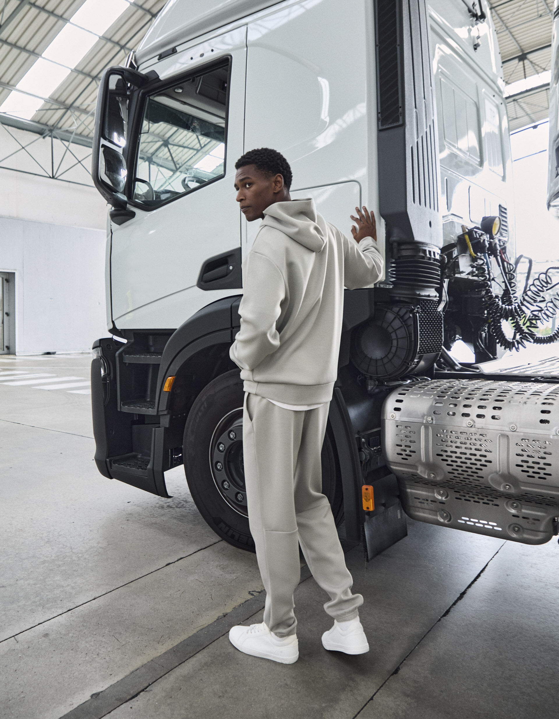 Comprar Online Joggers de Felpa, Homem, Cinzento Claro