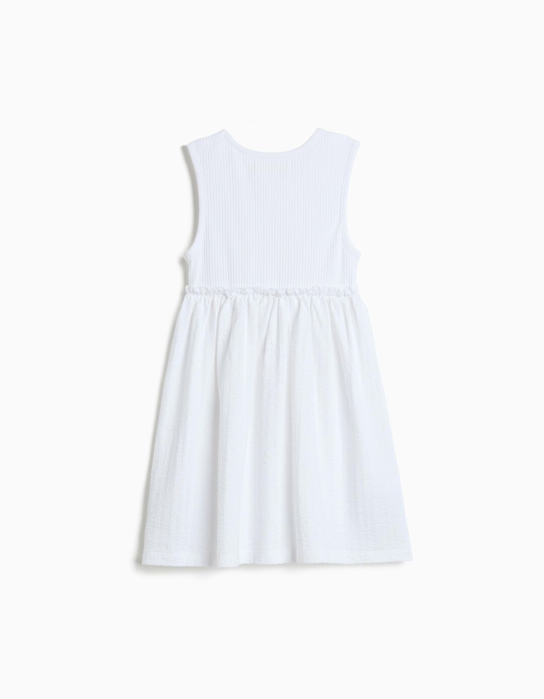 Vestido, Menina, Branco