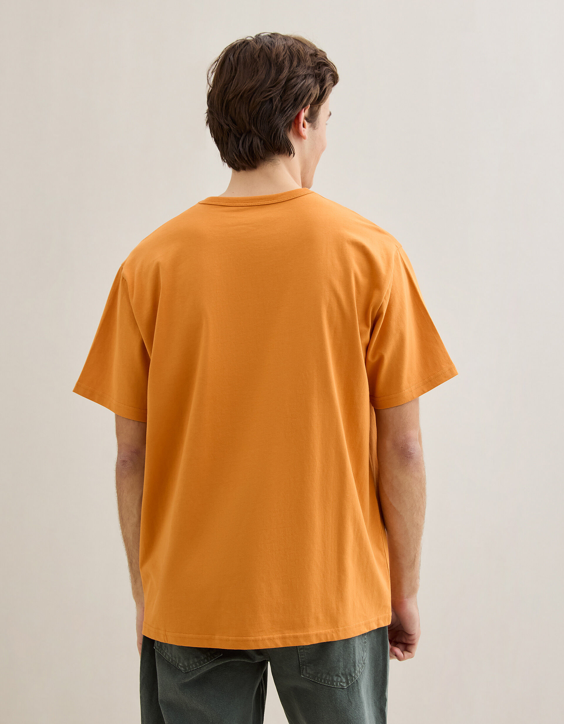 Comprar Online T-shirt Heavy Jersey, Homem, Laranja Escuro
