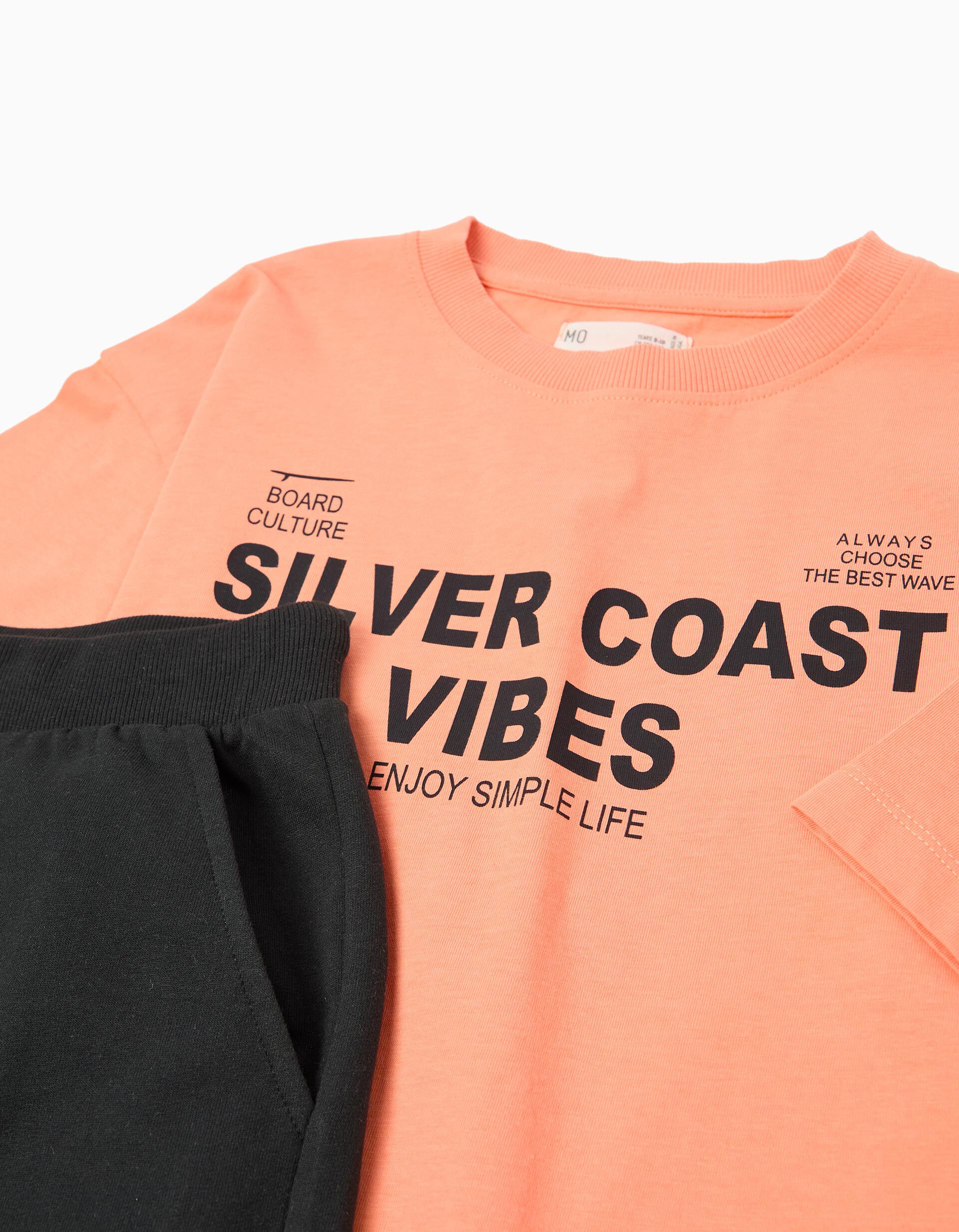 Comprar Online Conjunto T-shirt e Cal&ccedil;&otilde;es, Menino, Preto