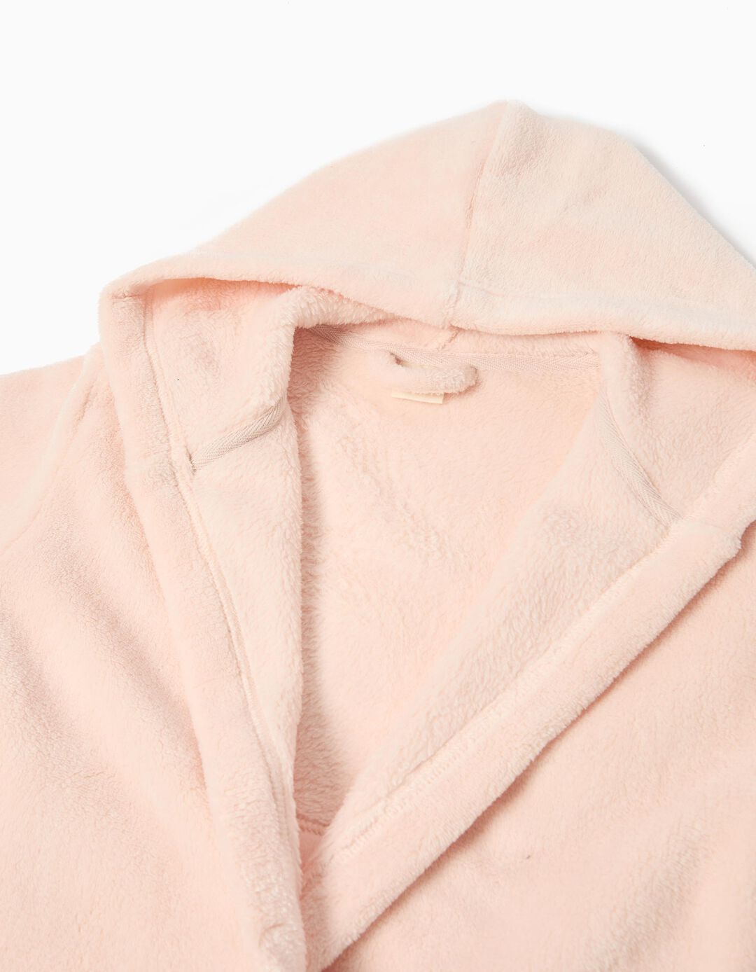 Robe com Capuz, Menina, Rosa Claro