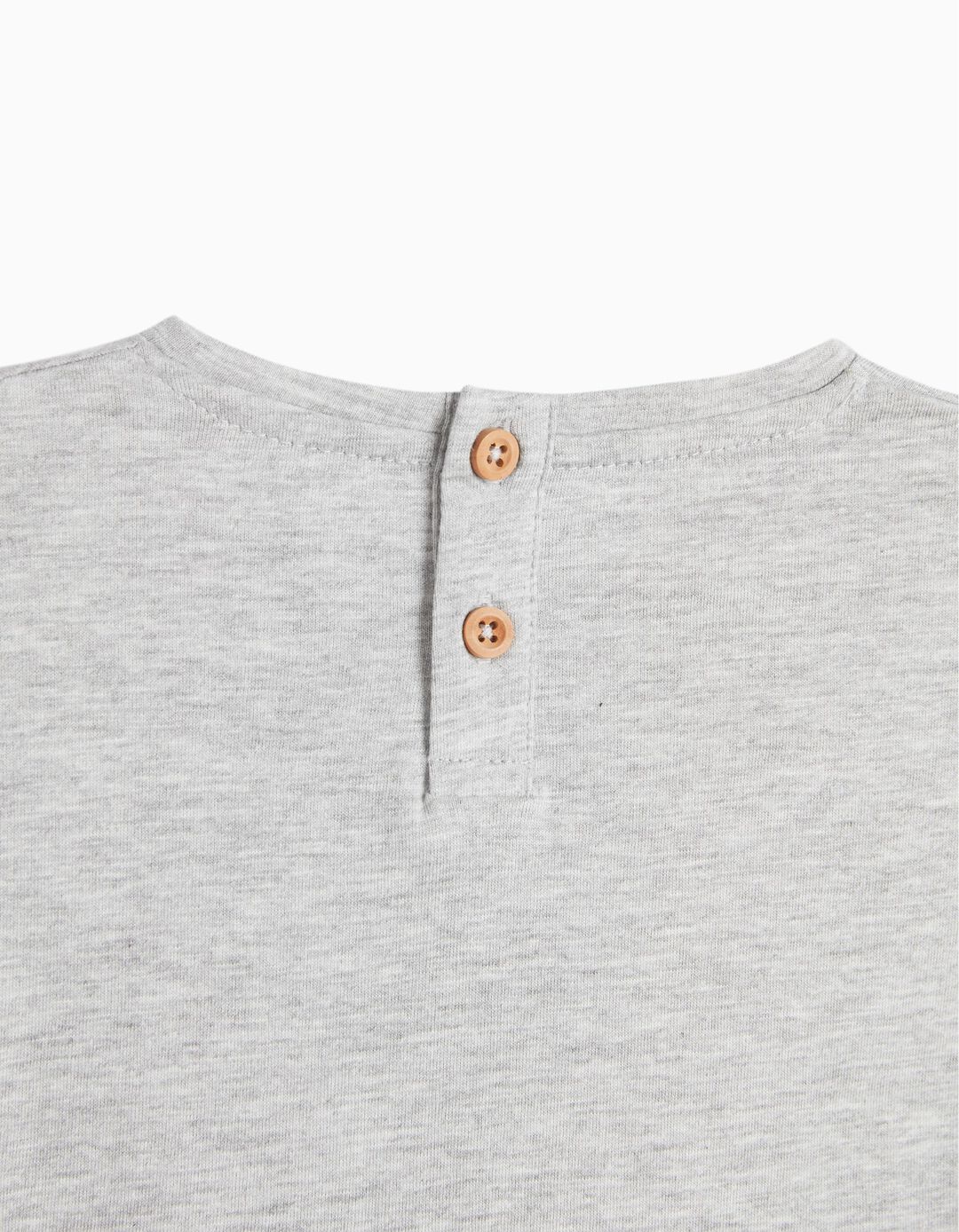 Frills T-shirt, Baby Girls, Light Grey