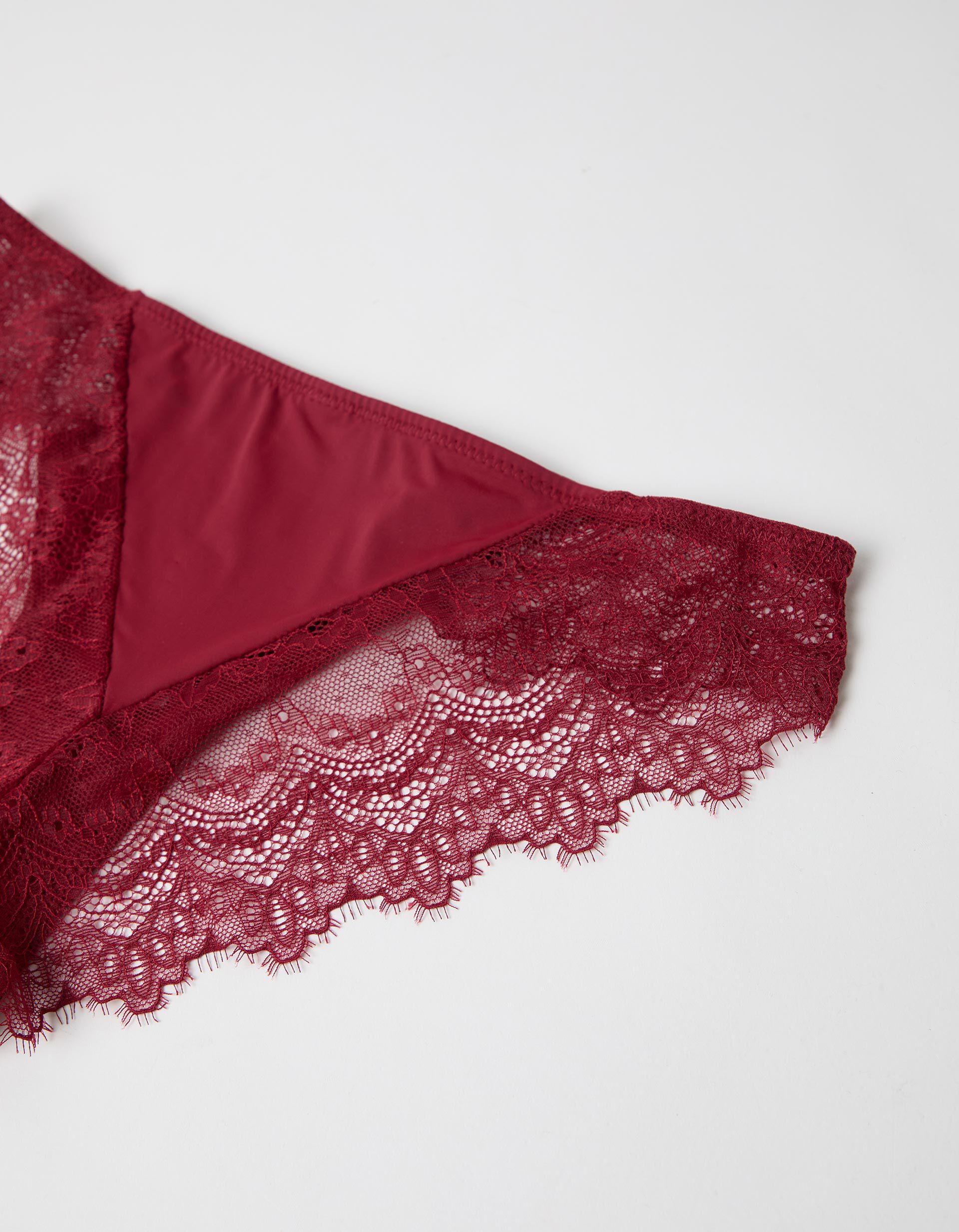 Comprar Online Cuecas Brief com Renda, Mulher, Vermelho
