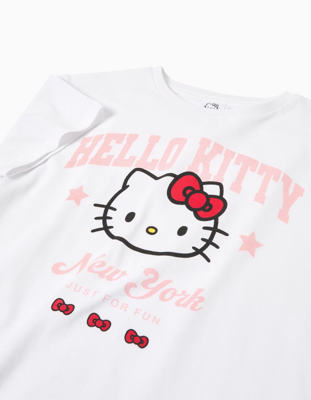T-shirt 'Hello Kitty', Menina, Branco