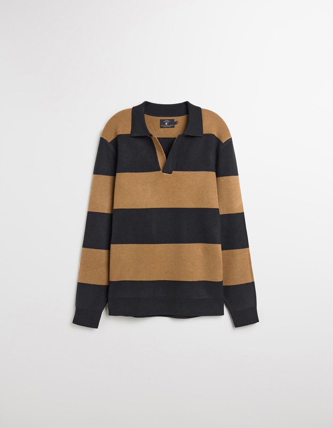 Polo de Malha, Homem, Castanho Claro