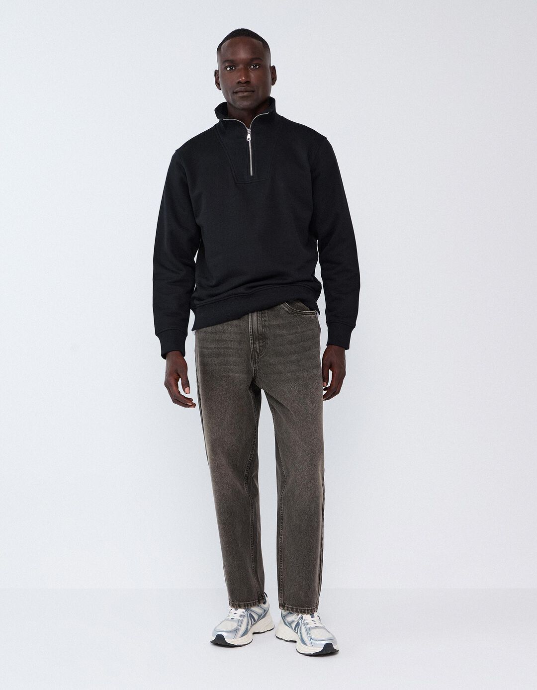 Cal&ccedil;as De Ganga Loose Fit, Homem, Preto