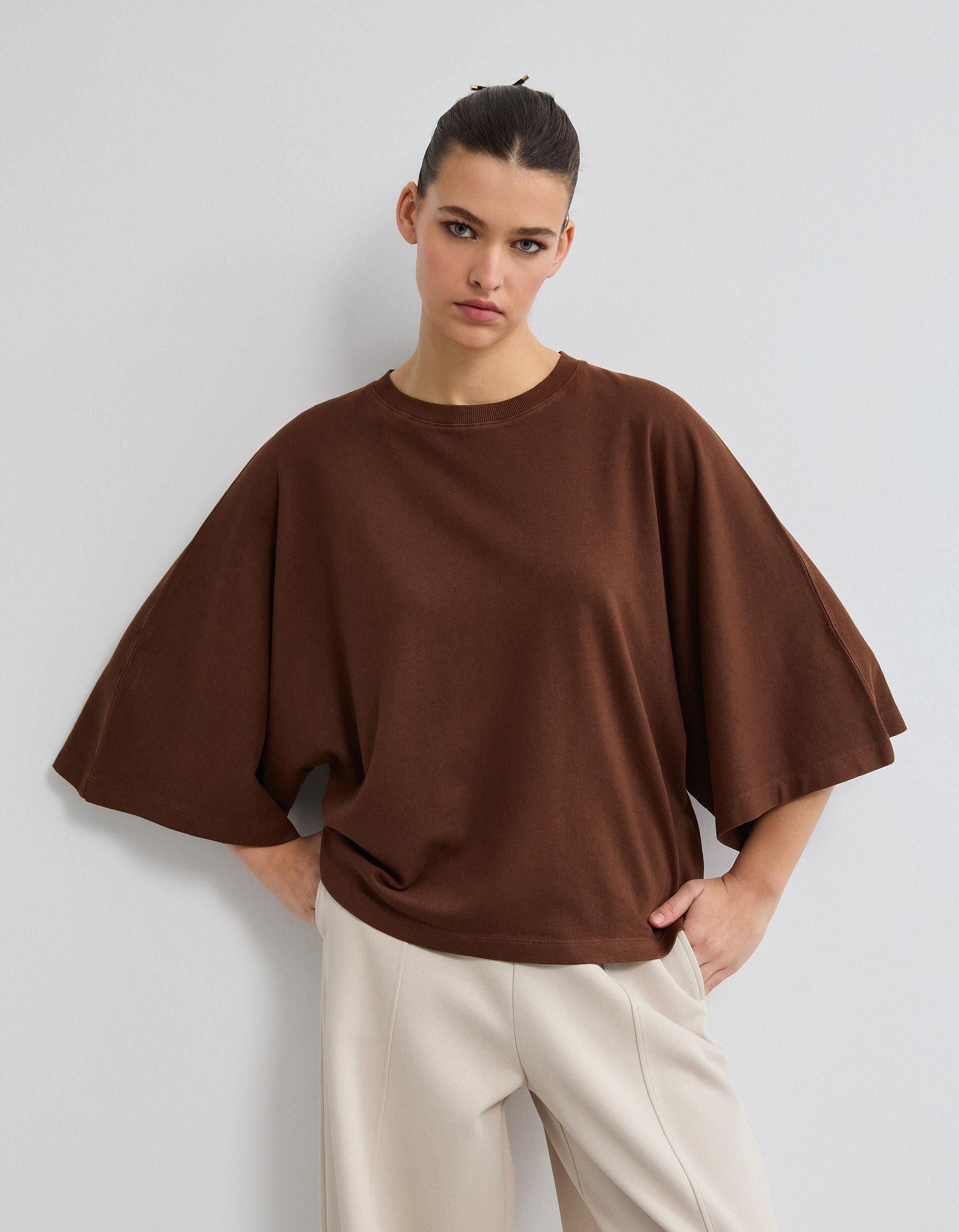 Comprar Online T-shirt, Mulher, Castanho