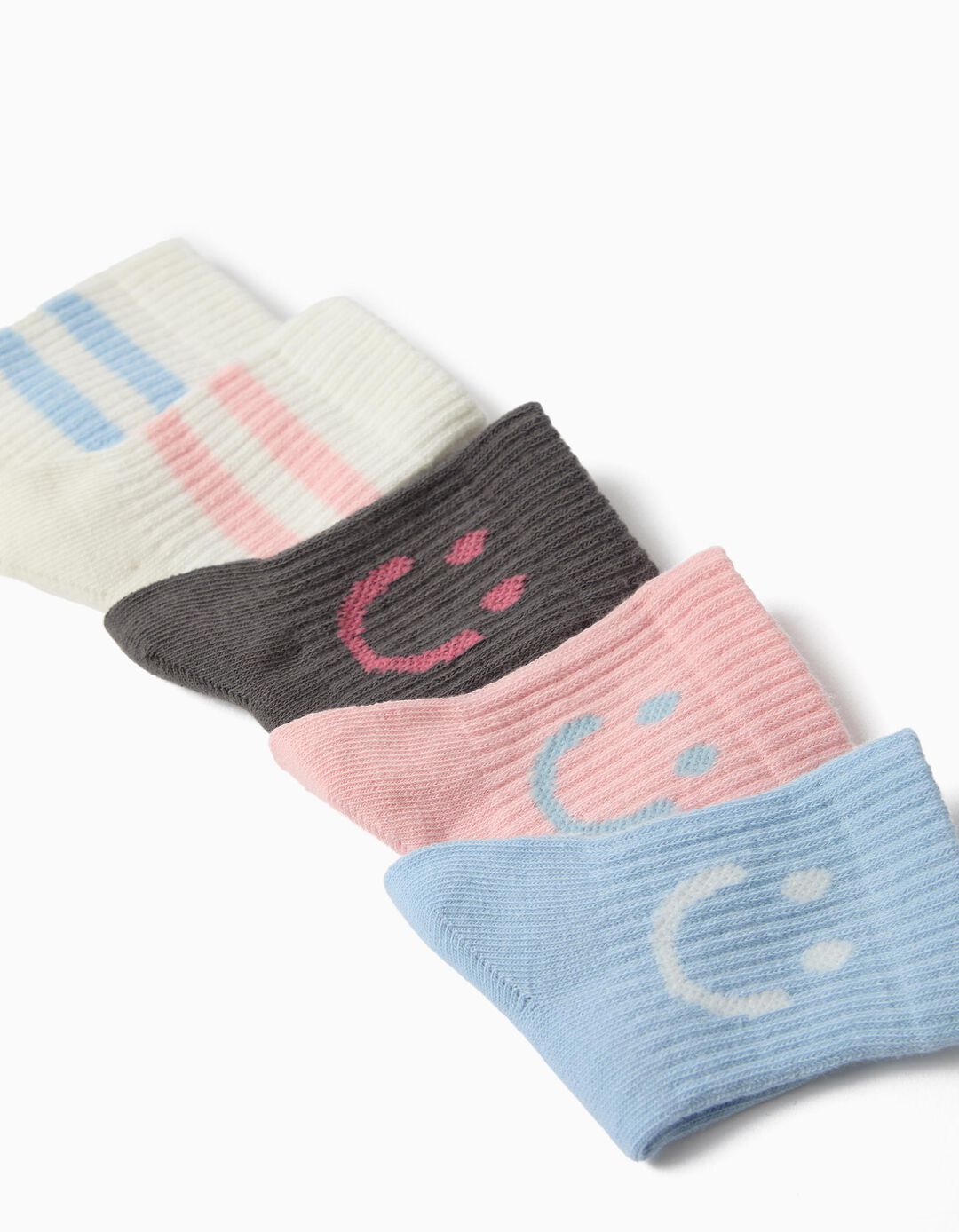 Pack 5 Pares De Meias, Menina, Multicolor