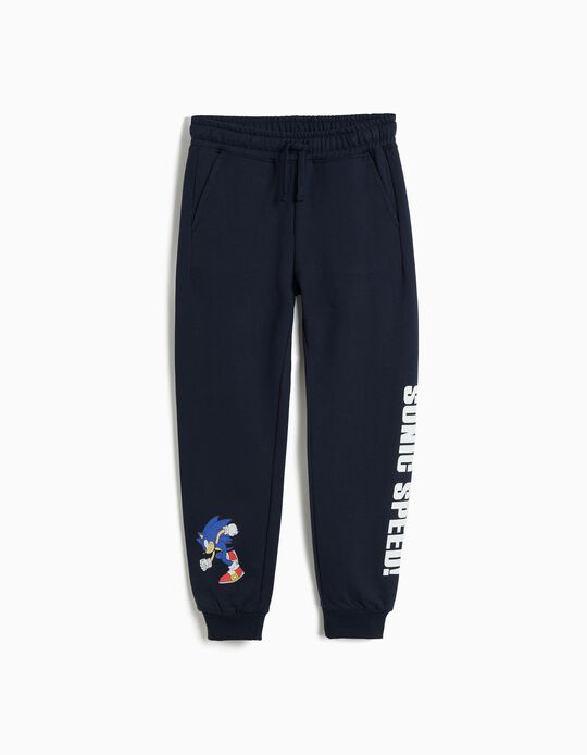 Comprar Online Cal&ccedil;as Jogging 'Sonic', Menino, Azul Escuro