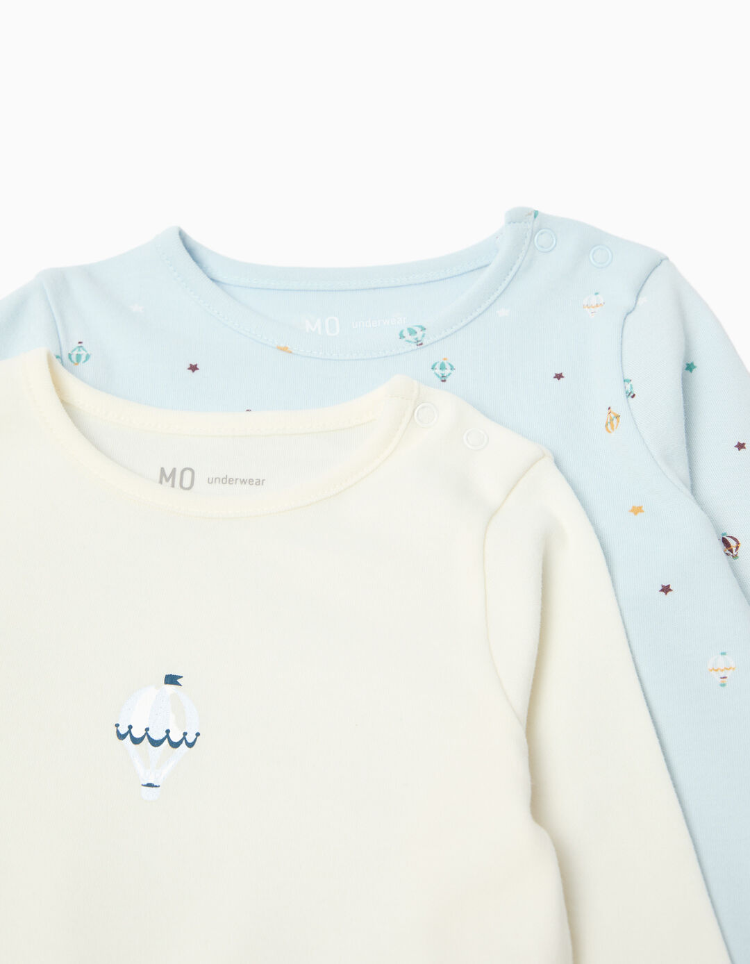 Pack 2 Babygrows, Rec&eacute;m-Nascido, Branco