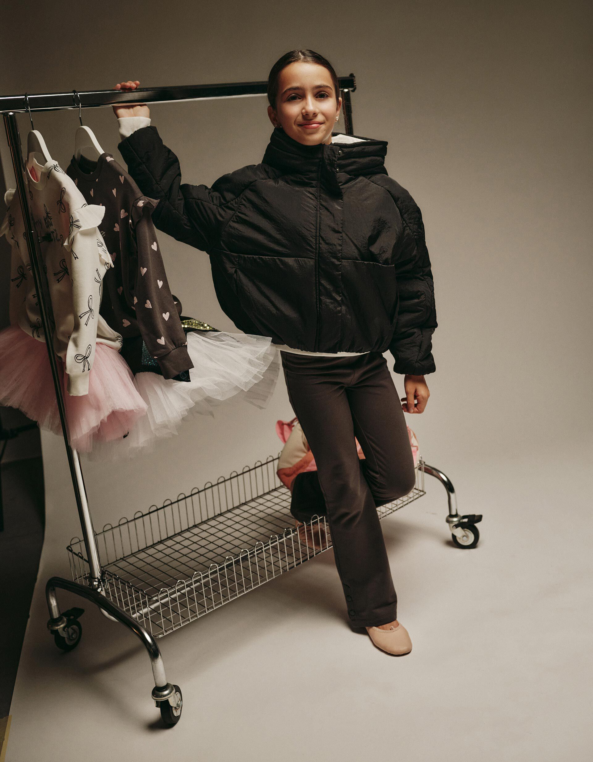 Comprar Online Casaco Acolchoado, Menina, Preto