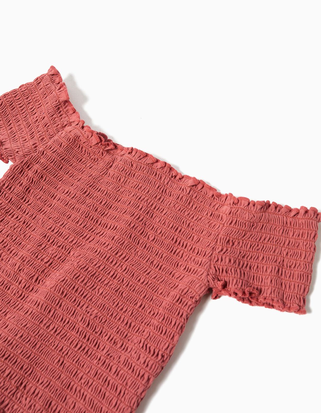 Top Smock, Menina, Rosa