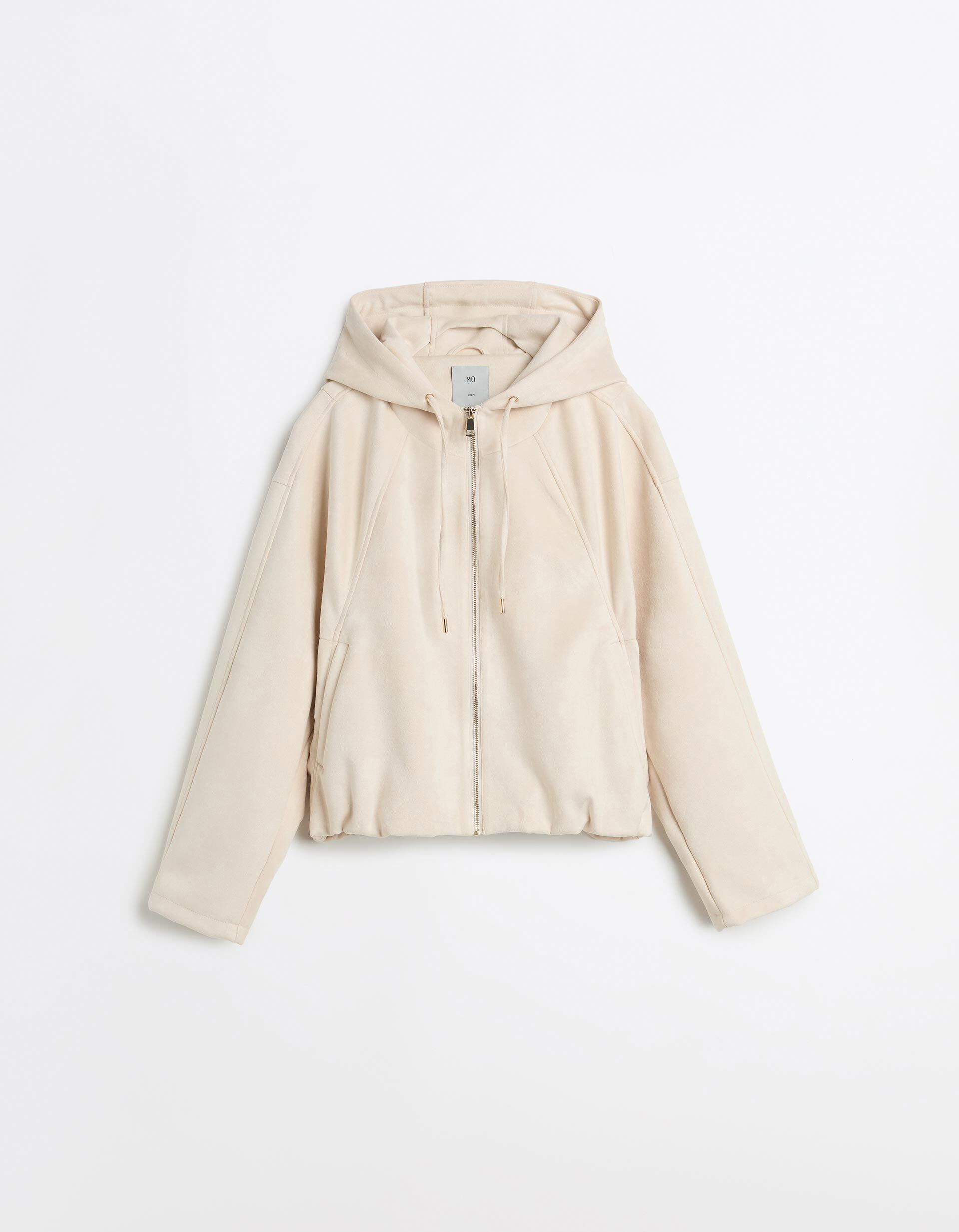 Comprar Online Casaco Efeito Camur&ccedil;a, Mulher, Bege