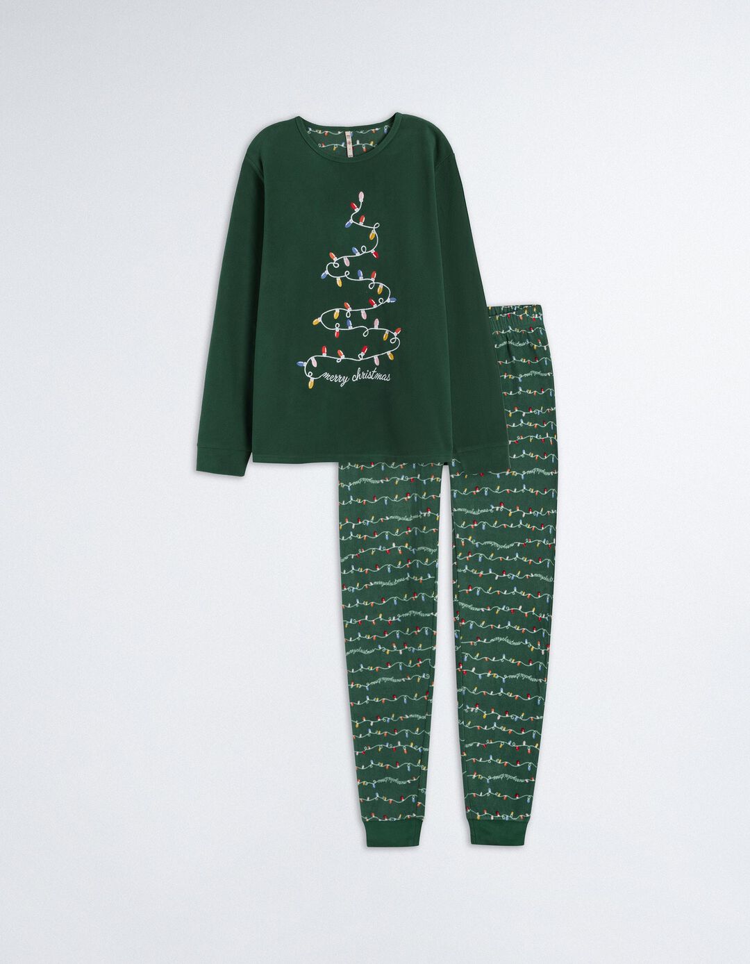 'Christmas' Polar Pajamas, Men, Green