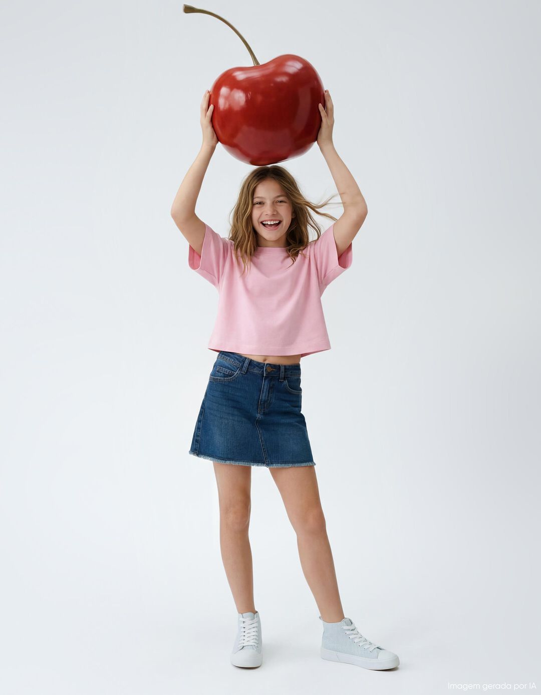 Saia de Ganga, Menina, Azul