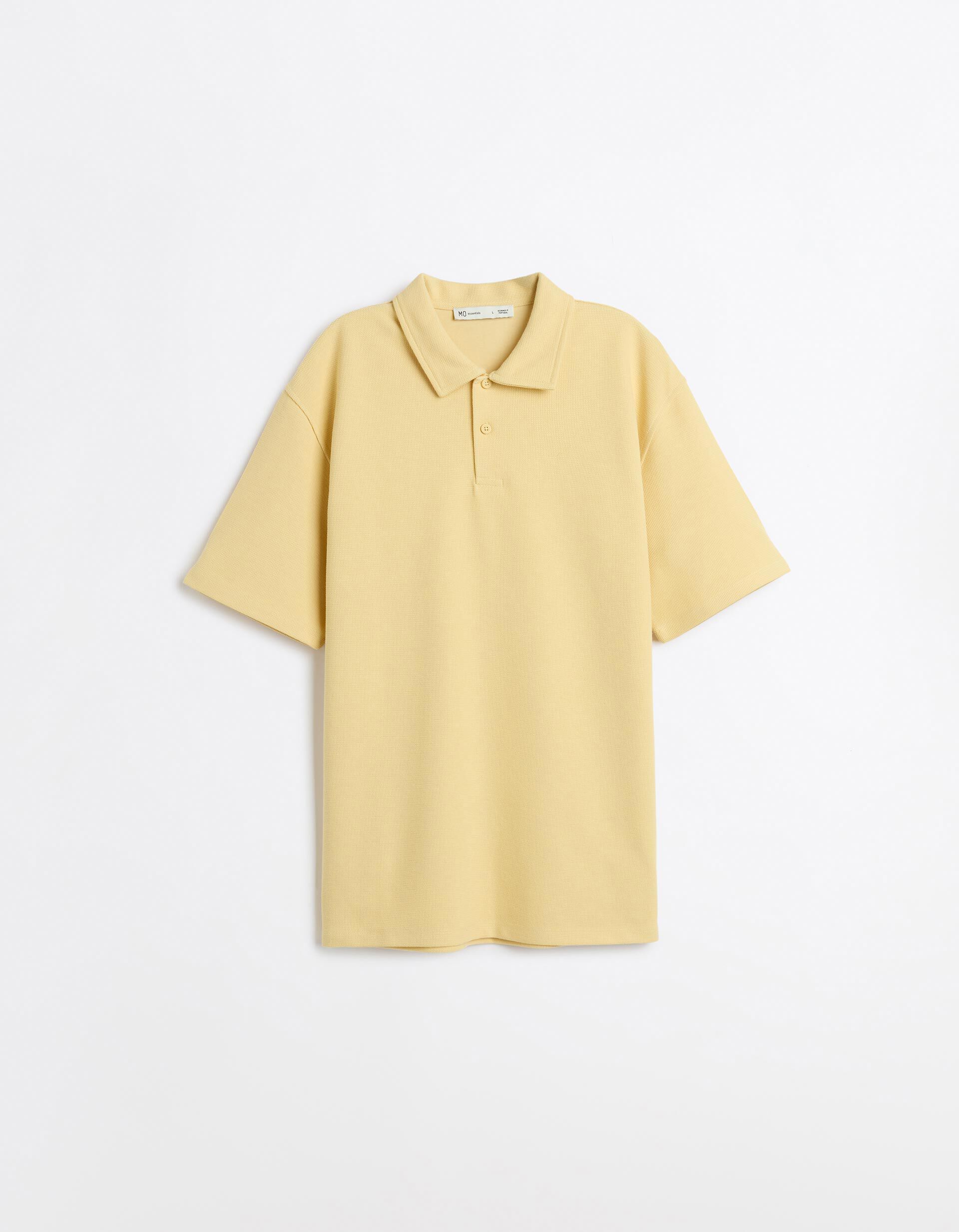 Comprar Online Polo Estruturado, Homem, Amarelo