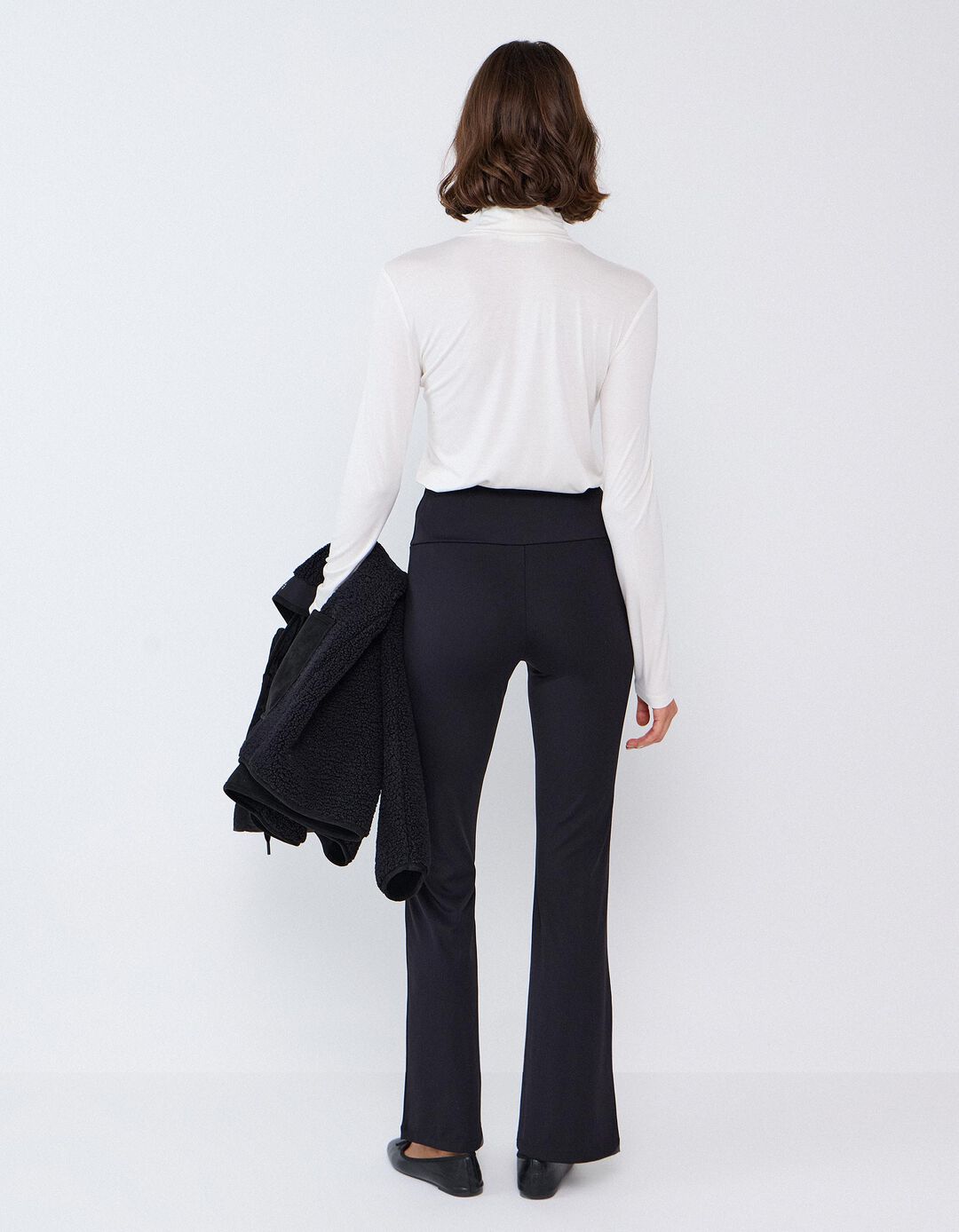 Leggings Flare, Mulher, Preto