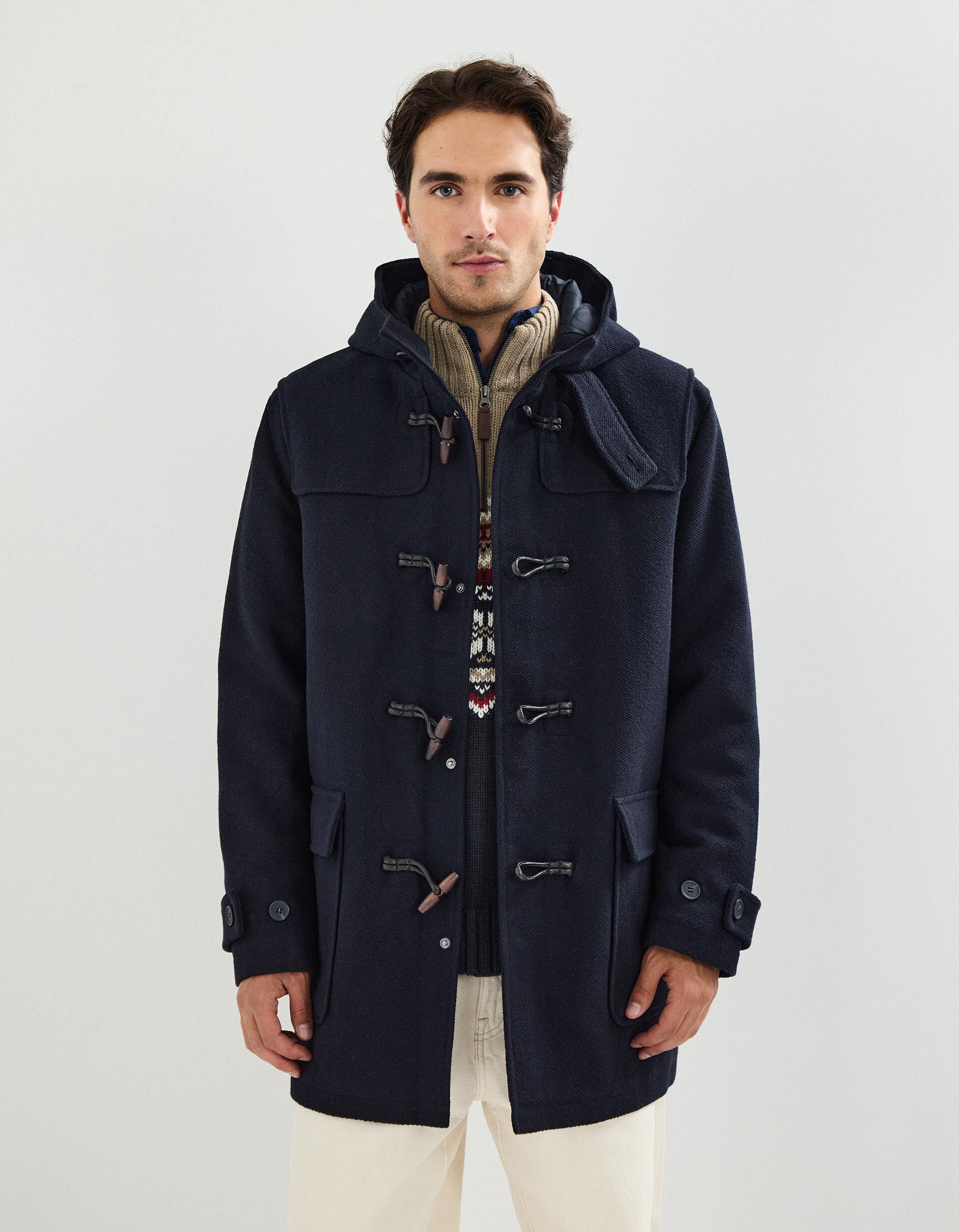 Comprar Online Sobretudo com Capuz, Homem, Azul Escuro