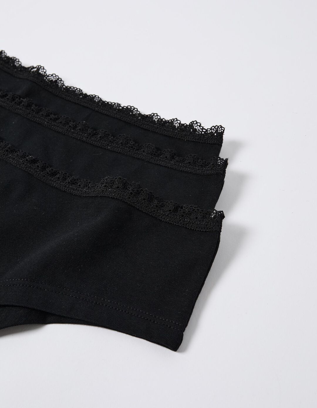 Pack 3 Cuecas, Mulher, Preto