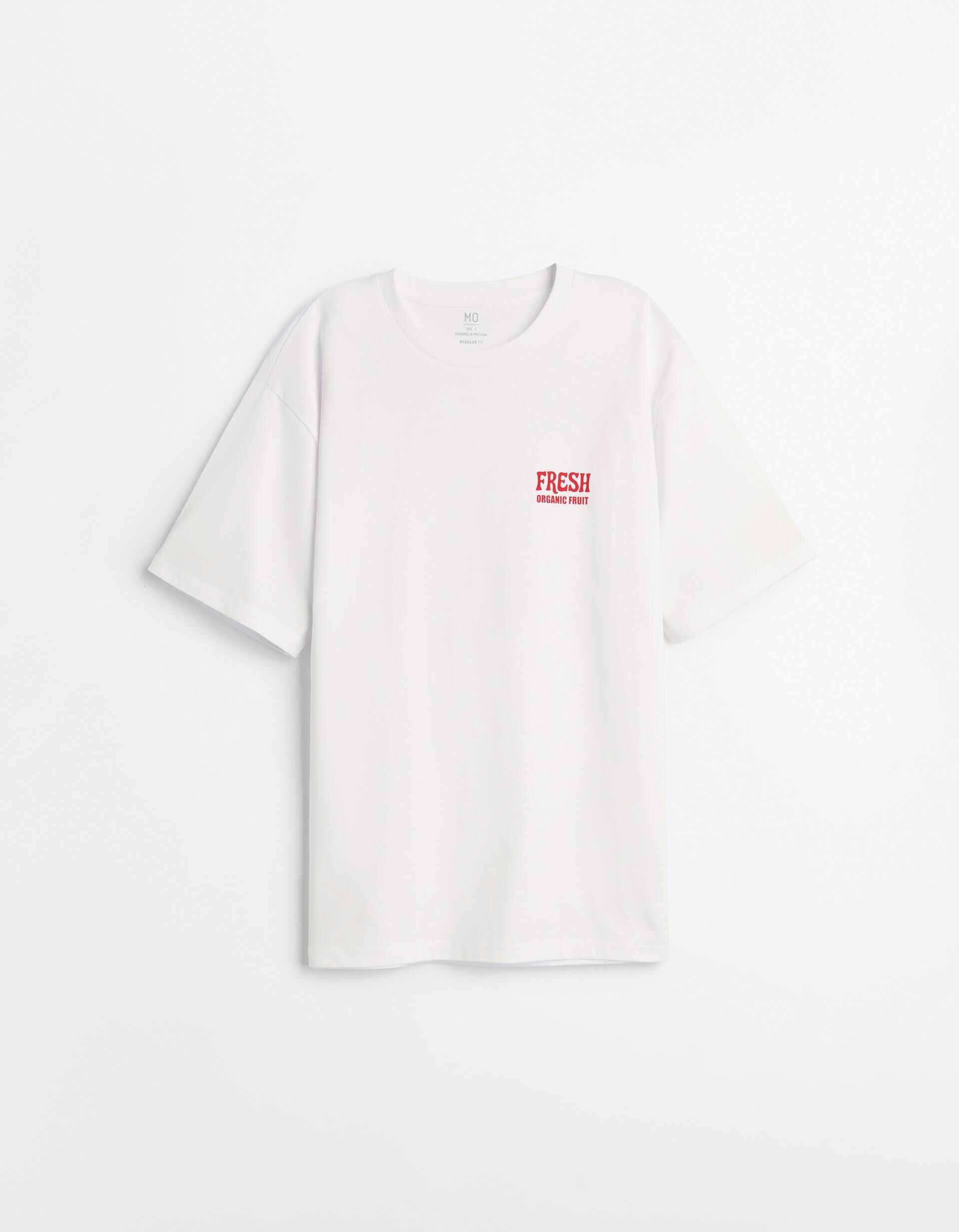 Comprar Online T-shirt Estampada, Homem, Branco