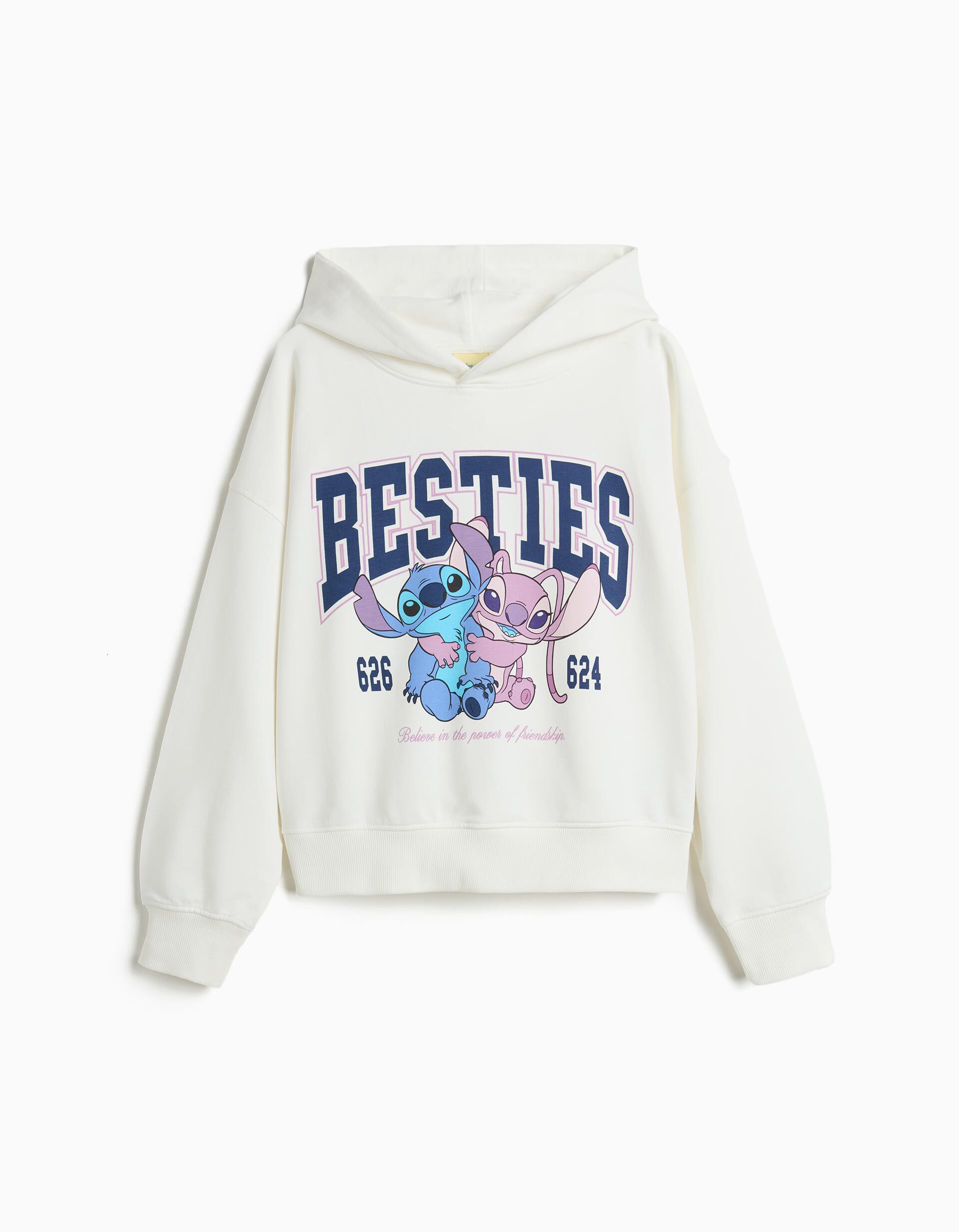 Comprar Online Sweatshirt Capuz 'Stitch' &copy;Disney, Menina, Branco