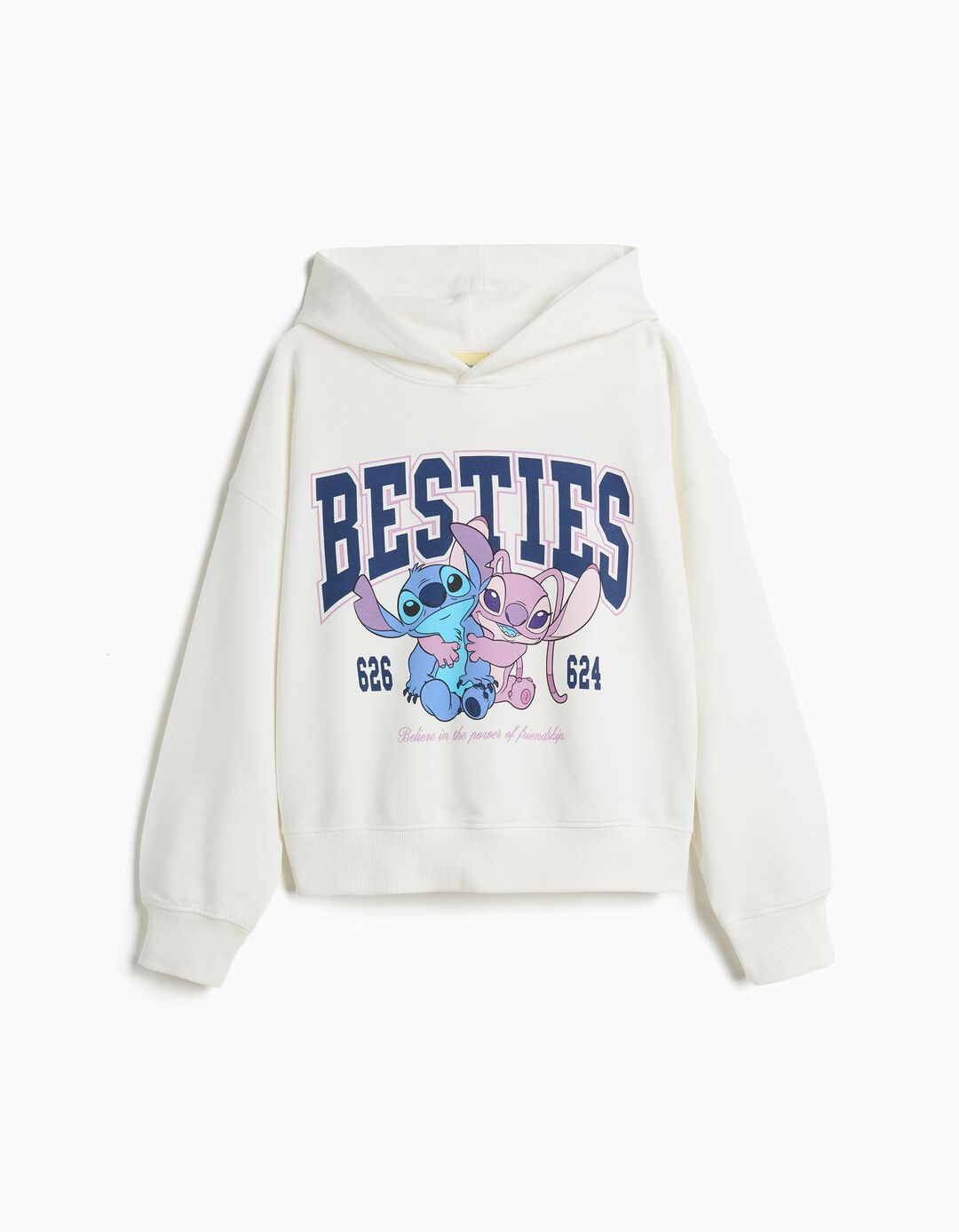 Sweatshirt Capuz 'Stitch' &copy;Disney, Menina, Branco