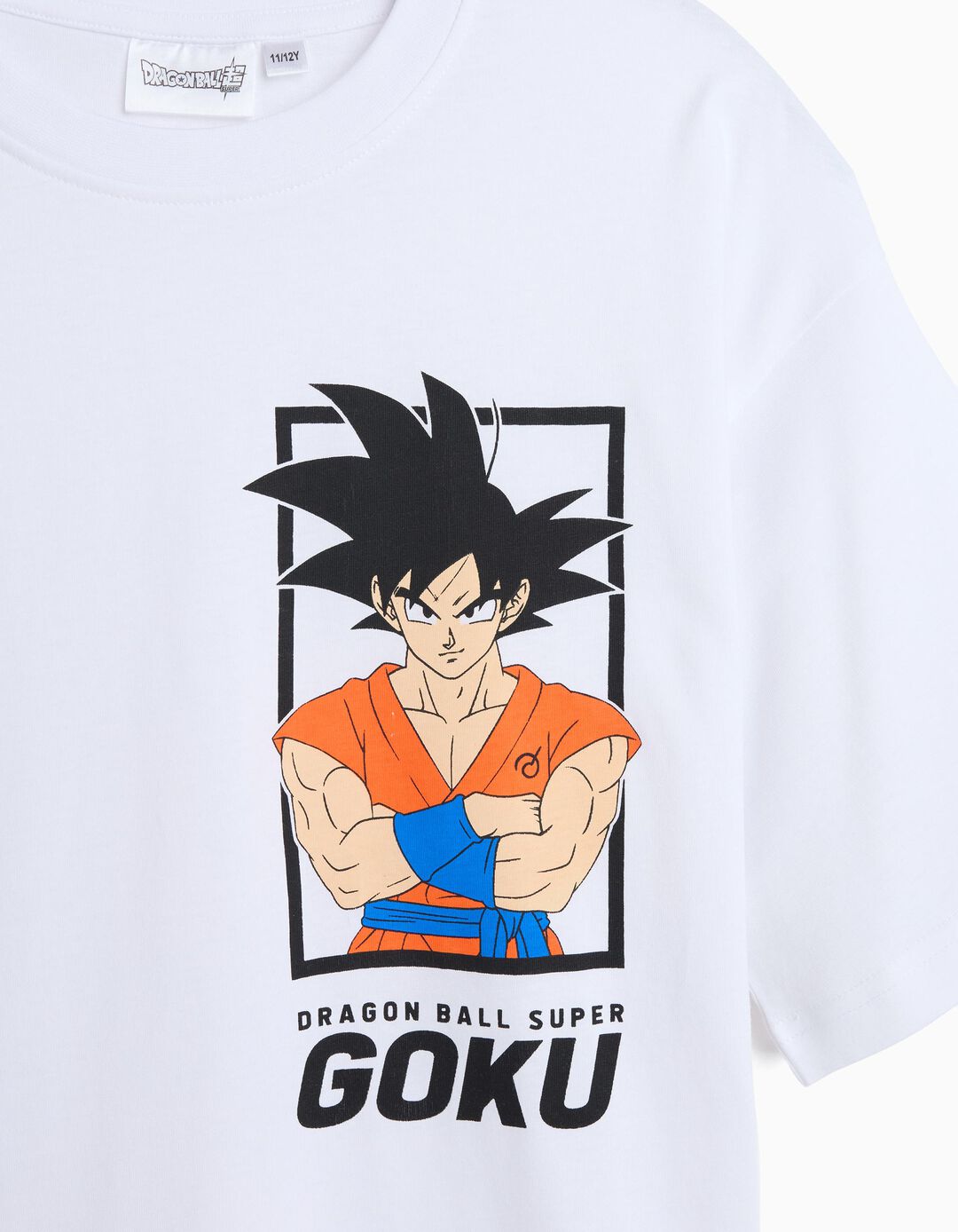 T-shirt 'Dragon Ball', Menino, Branco