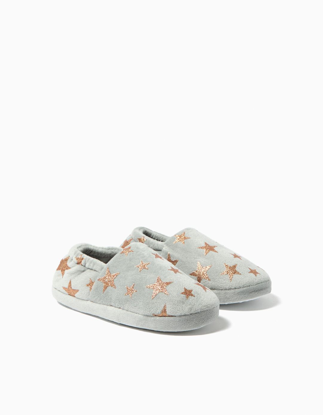 Pantufas, Menina, Cinzento Claro
