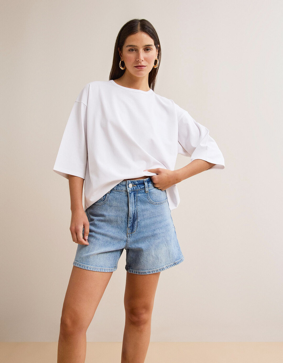 T-shirt Estampada, Mulher, Branco