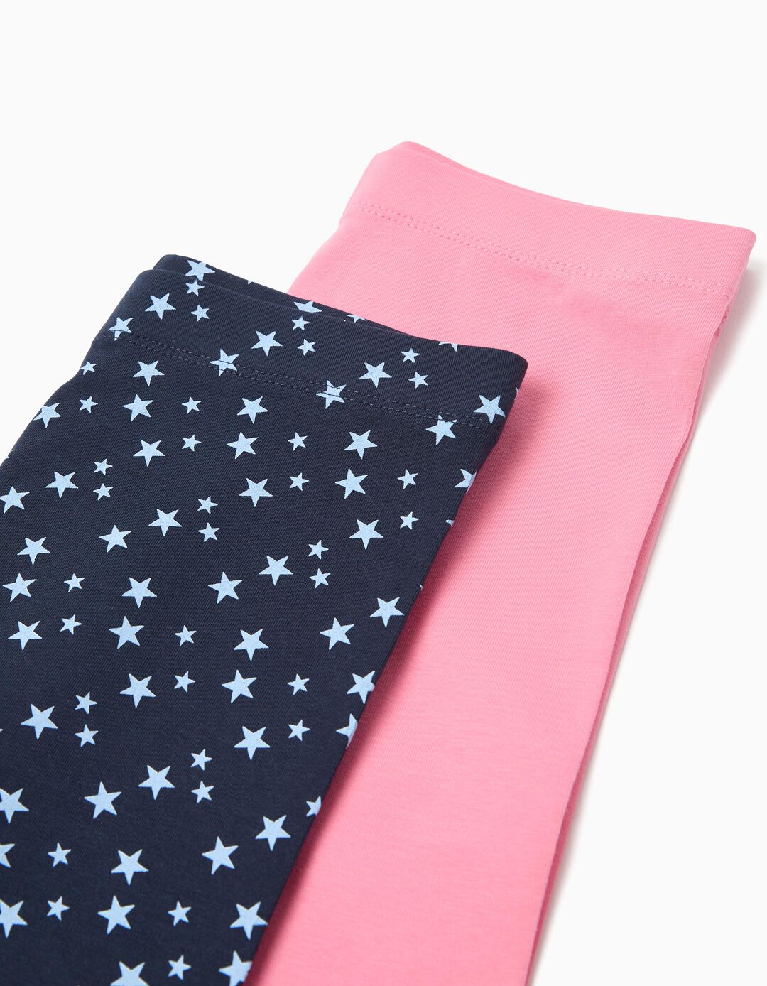 Pack 2 Leggings, Menina, Azul Escuro