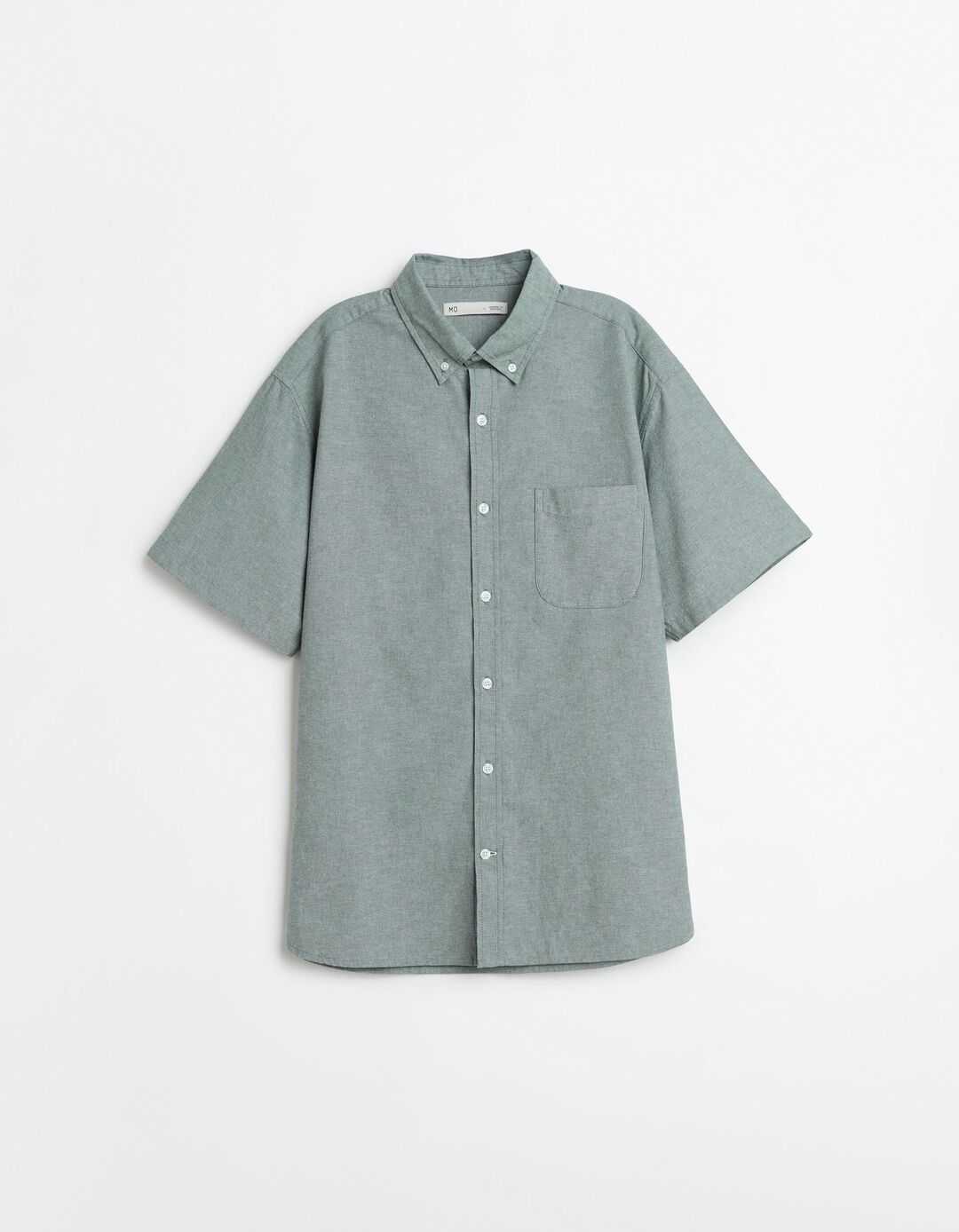 Camisa Manga Curta, Homem, Verde Escuro