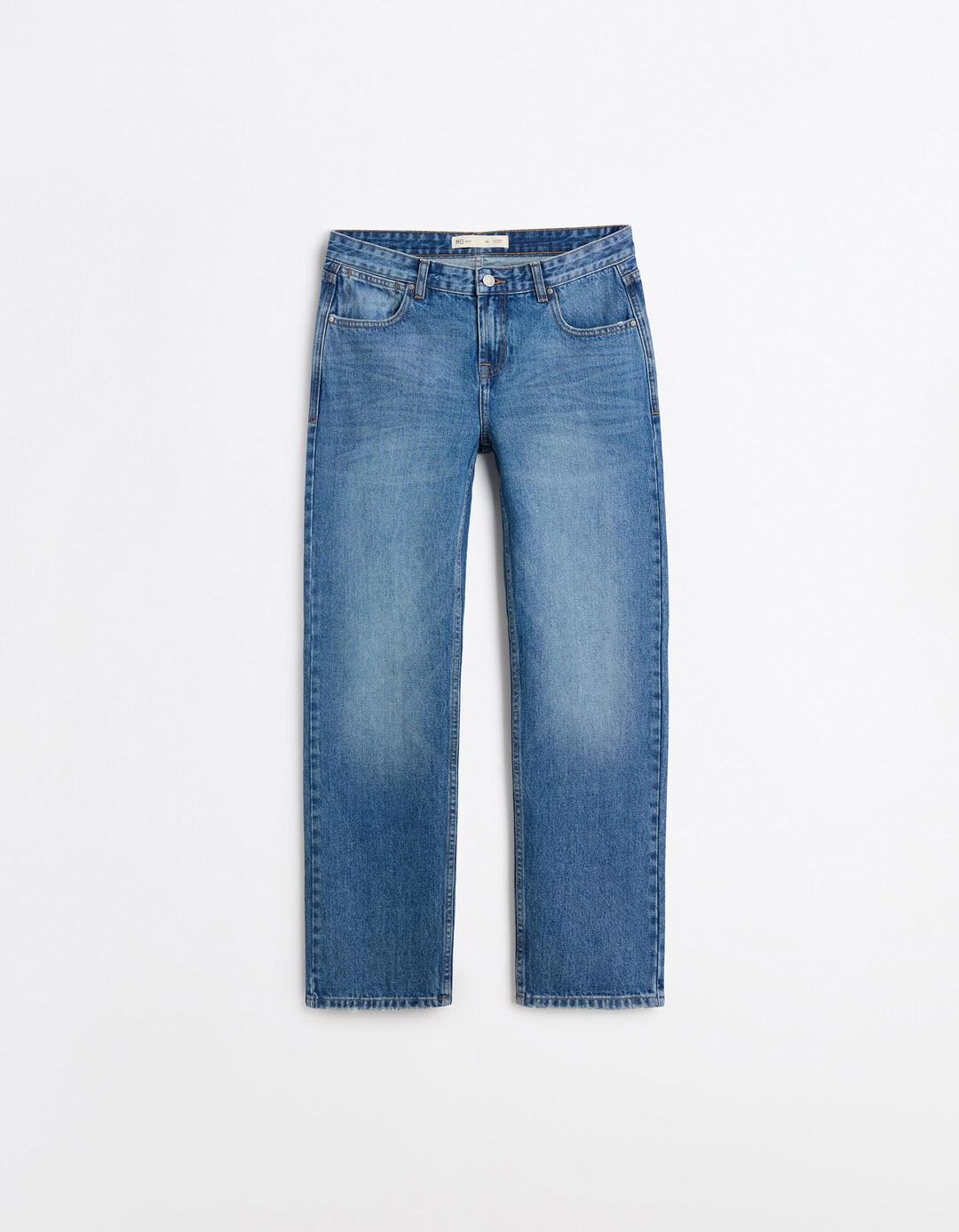 Cal&ccedil;as de Ganga 'Straight Fit', Mulher, Azul