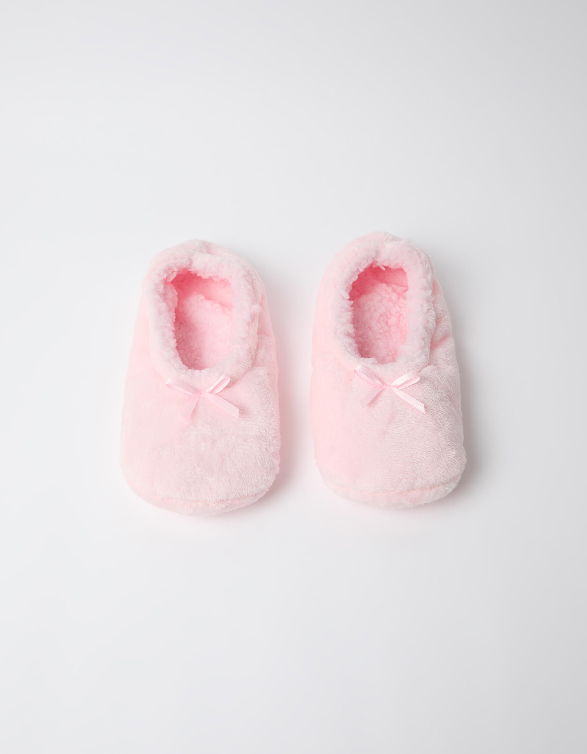 Comprar Online Pantufas Com La&ccedil;o, Mulher, Rosa