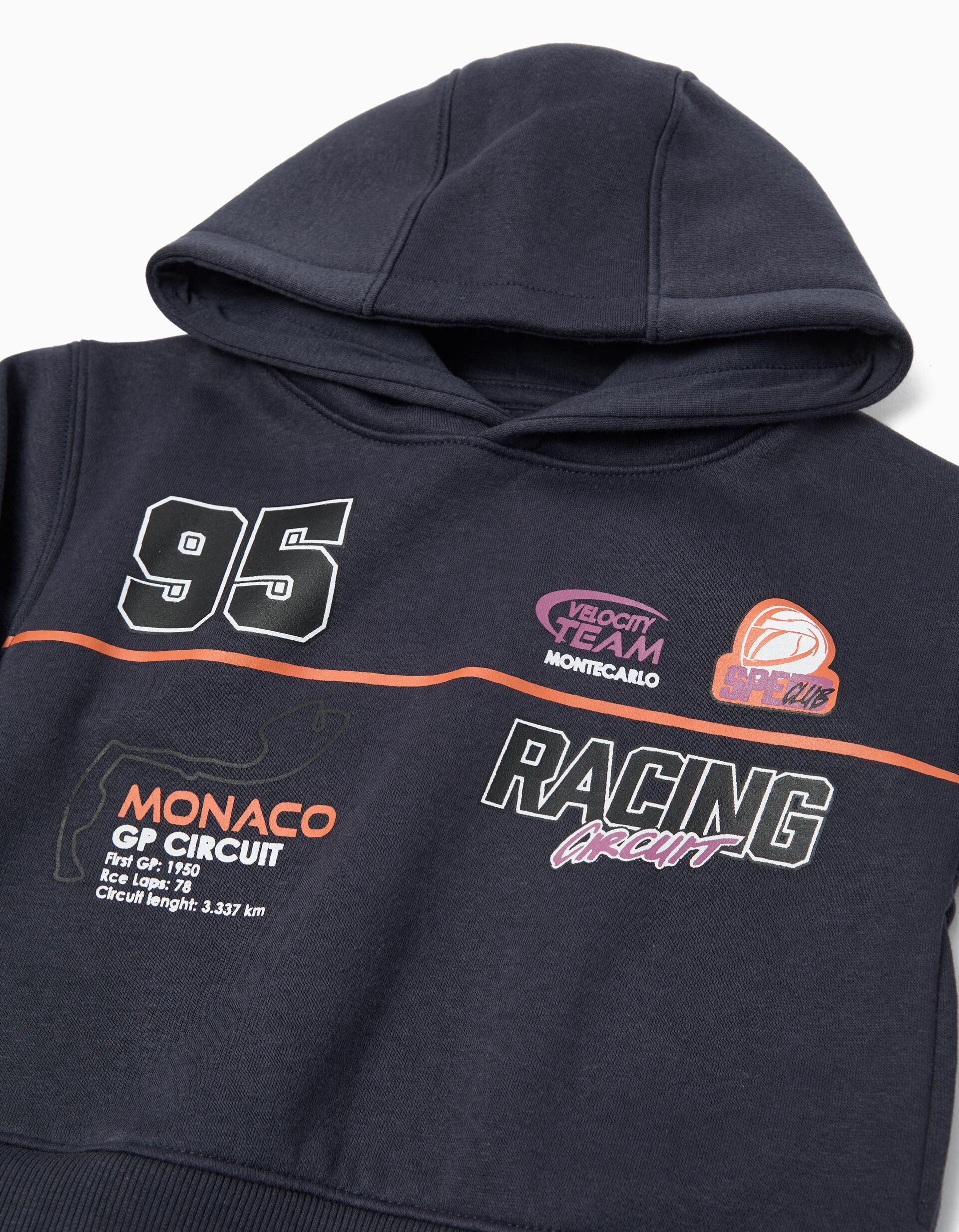 Comprar Online Sweatshirt com Capuz, Menino, Azul Escuro