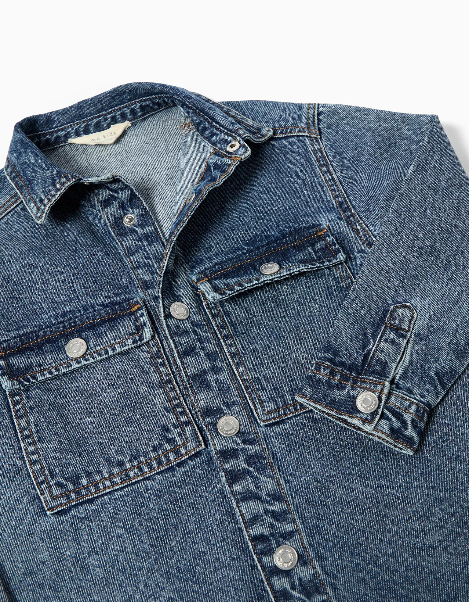 Comprar Online Sobrecamisa de Ganga, Menino, Azul 