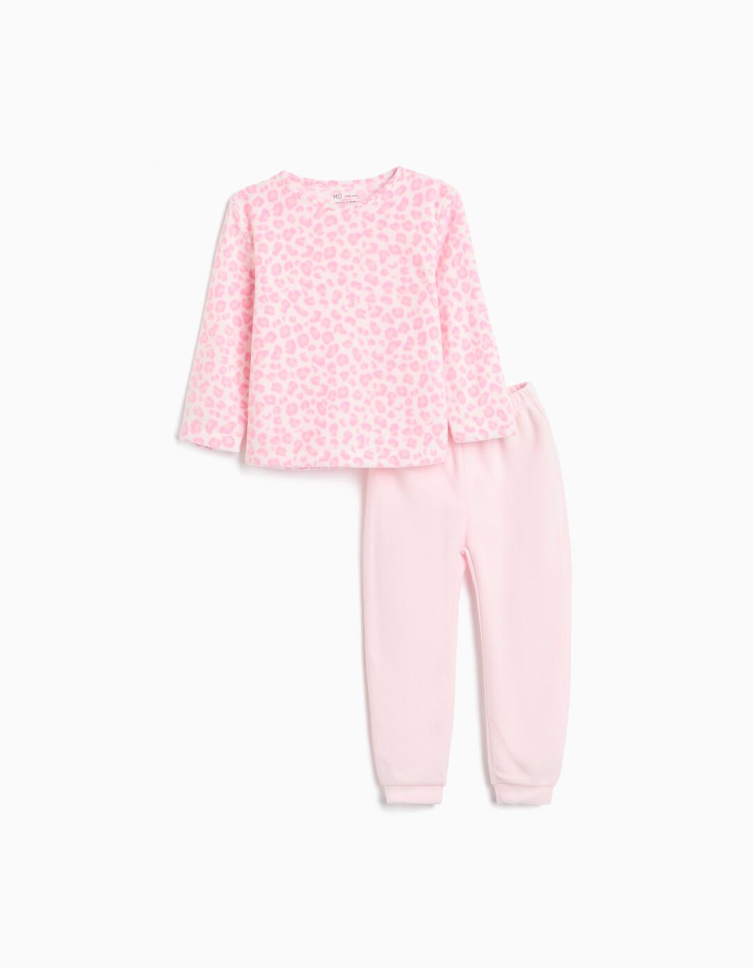Pijama Polar Animal Print, Menina, Rosa