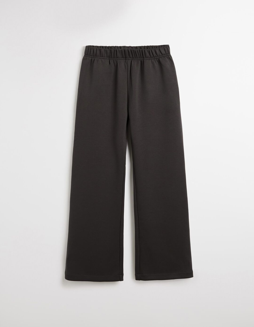 Calças 'Loose Fit', Mulher, Cinzento Escuro