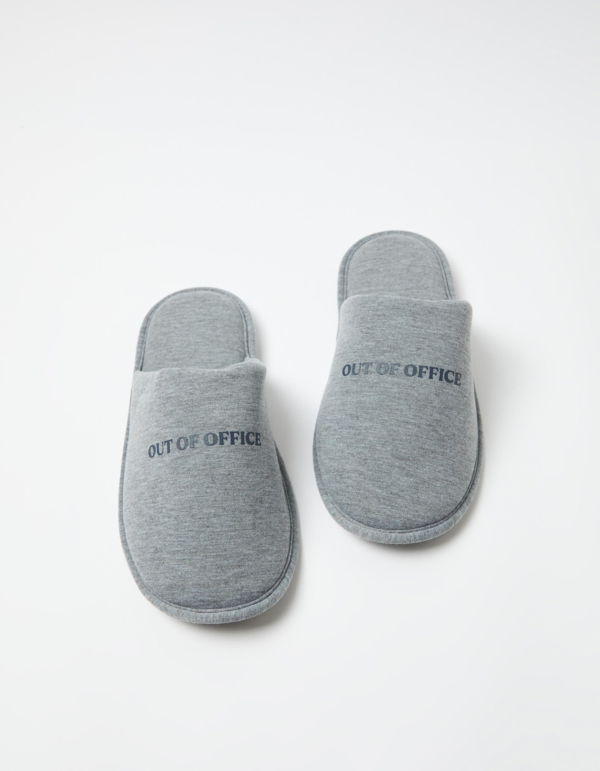 Comprar Online Chinelos de Quarto, Homem, Cinzento