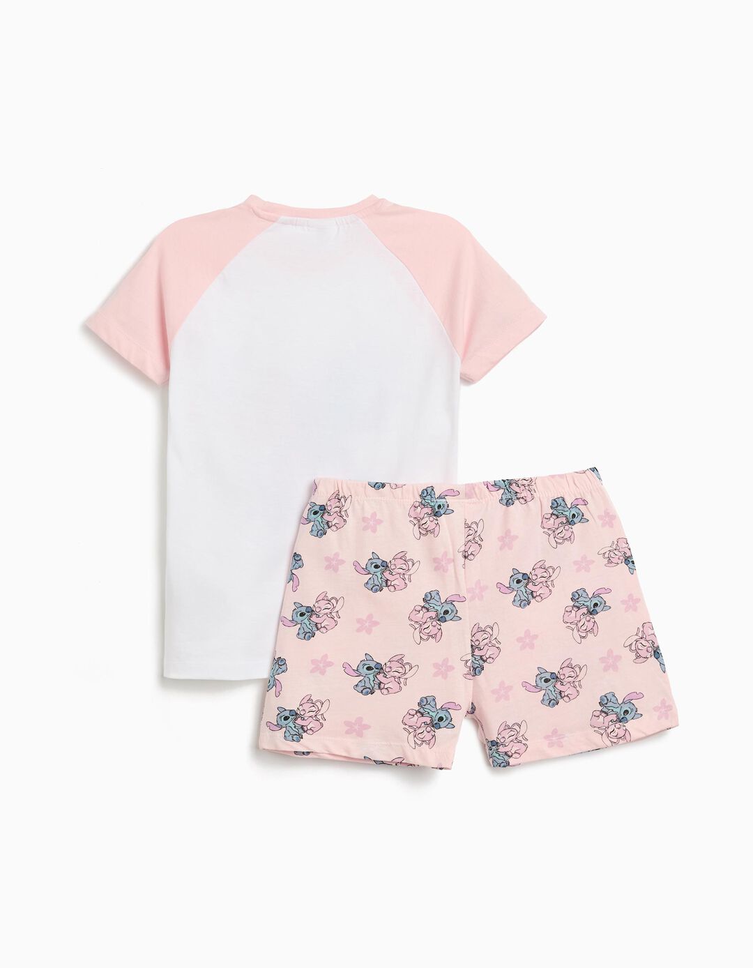Pijama Jersey 'Lilo e Stitch', Menina, Rosa Claro