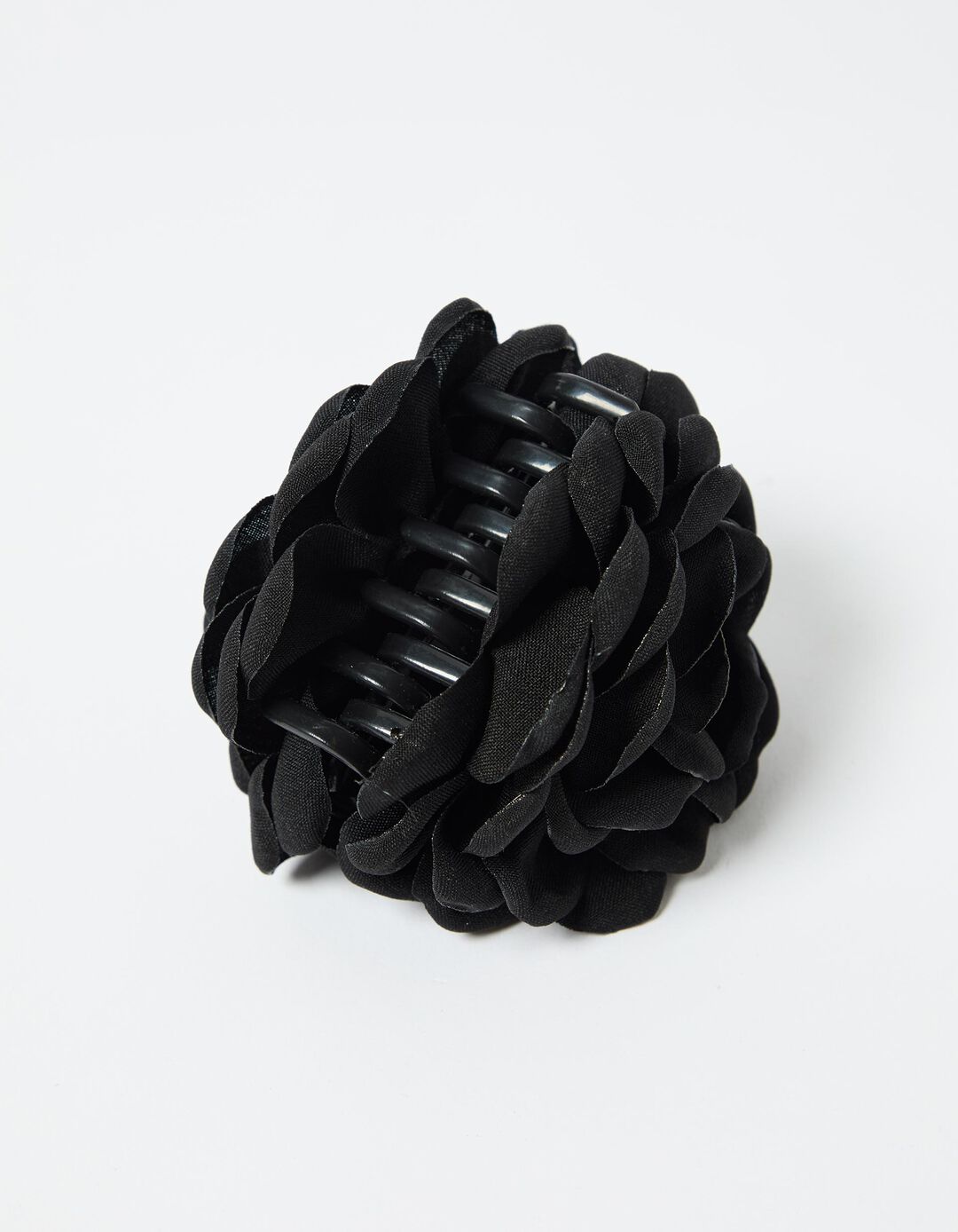 Mola de Cabelo com Flor, Mulher, Preto 