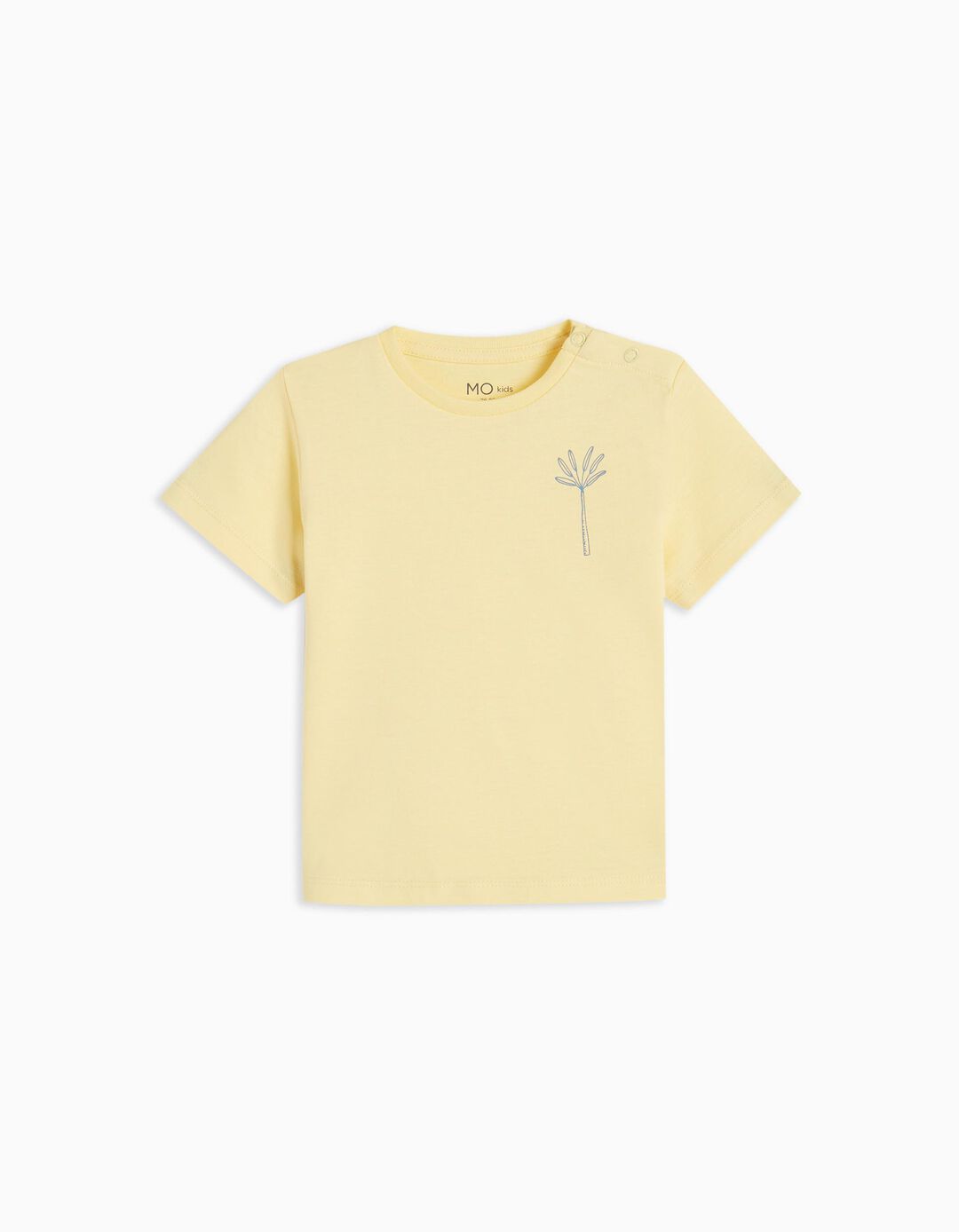 T-shirt, Bebé Menino, Amarelo Claro
