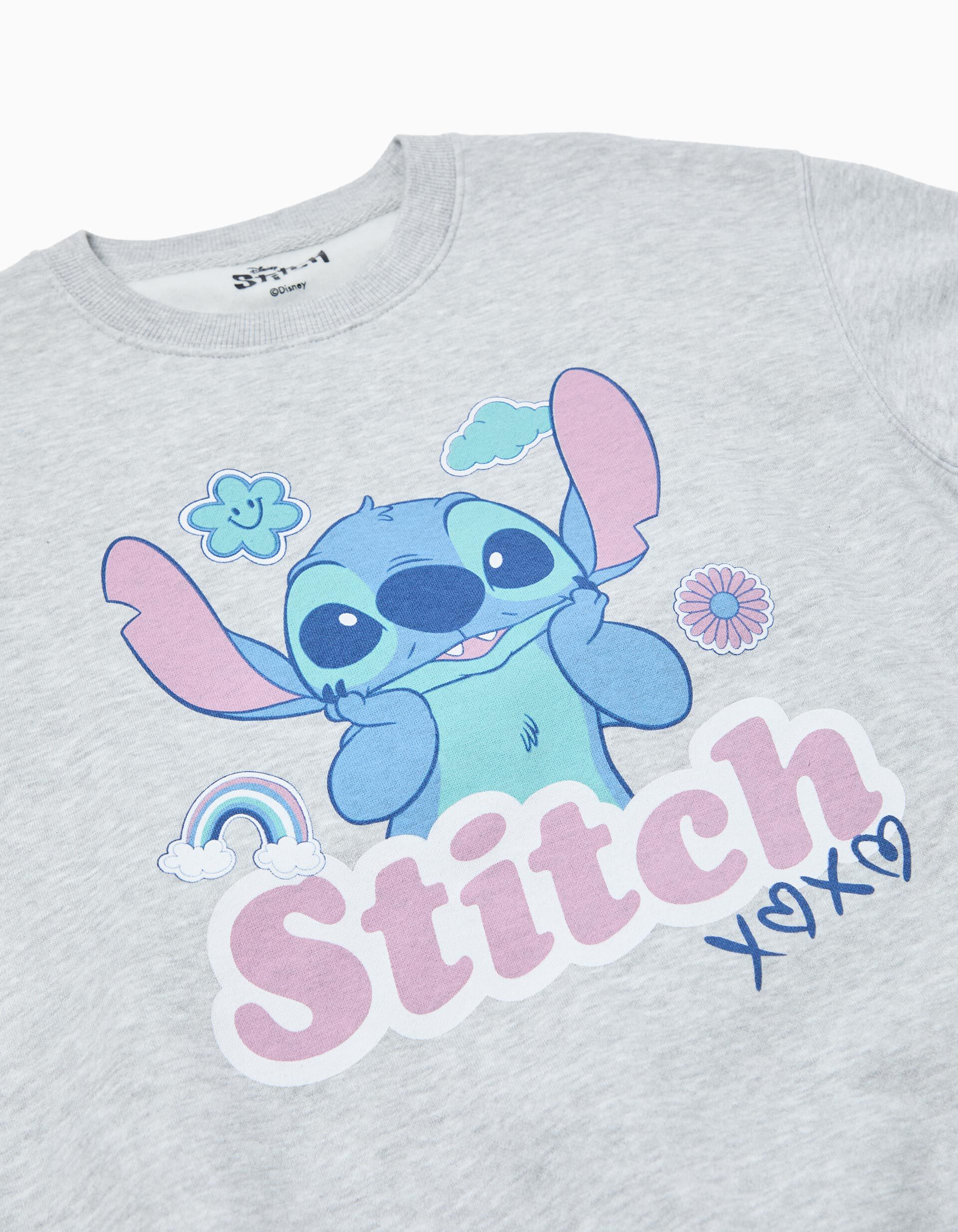 Comprar Online Sweatshirt 'Stitch' &copy;Disney, Menina, Cinzento Claro