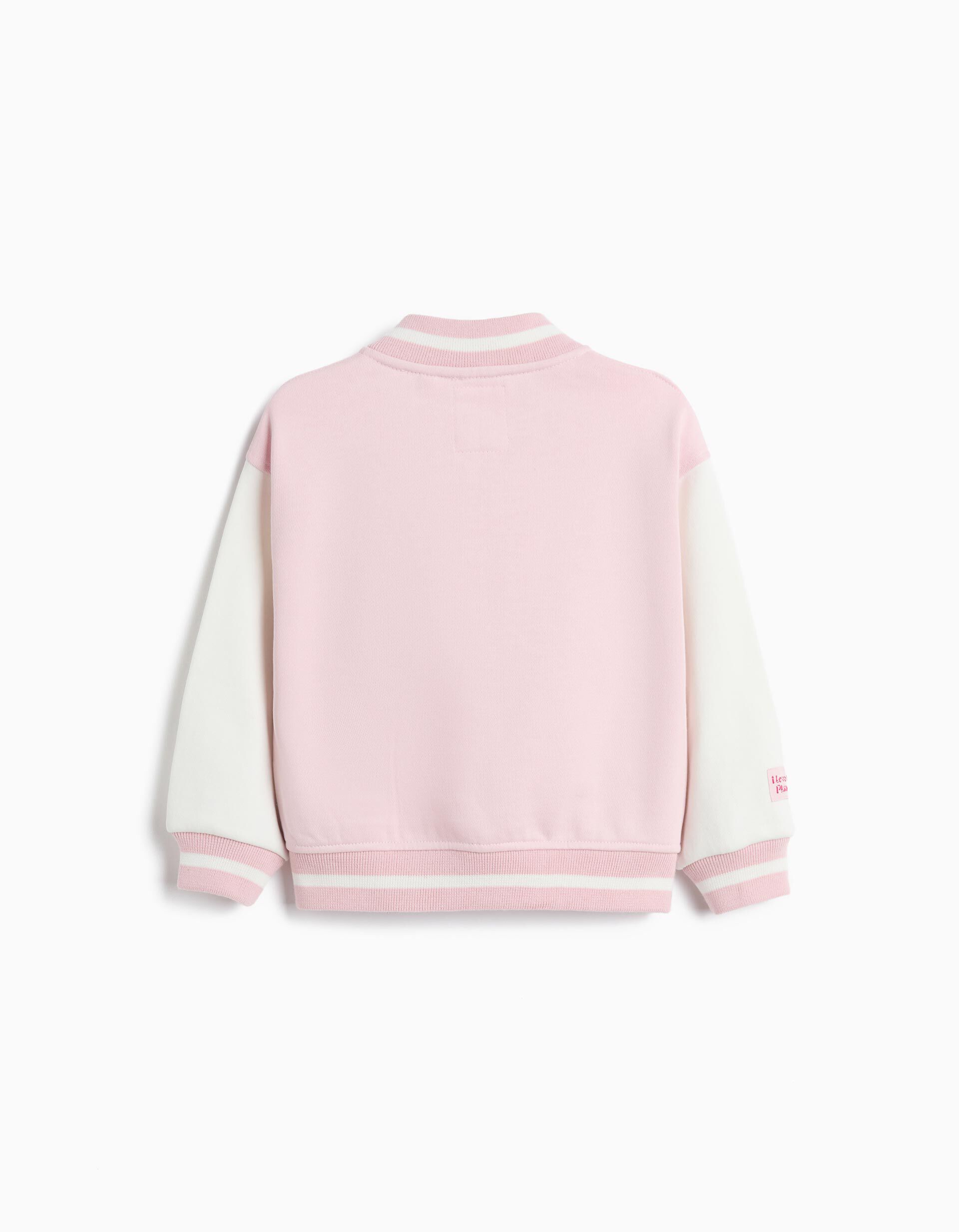 Comprar Online Casaco Bomber, Menina, Rosa Claro 