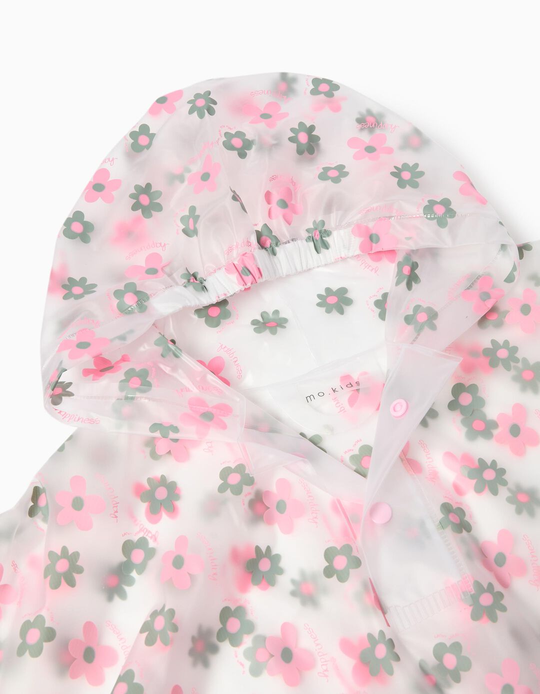 Poncho Impermeável, Menina, Branco