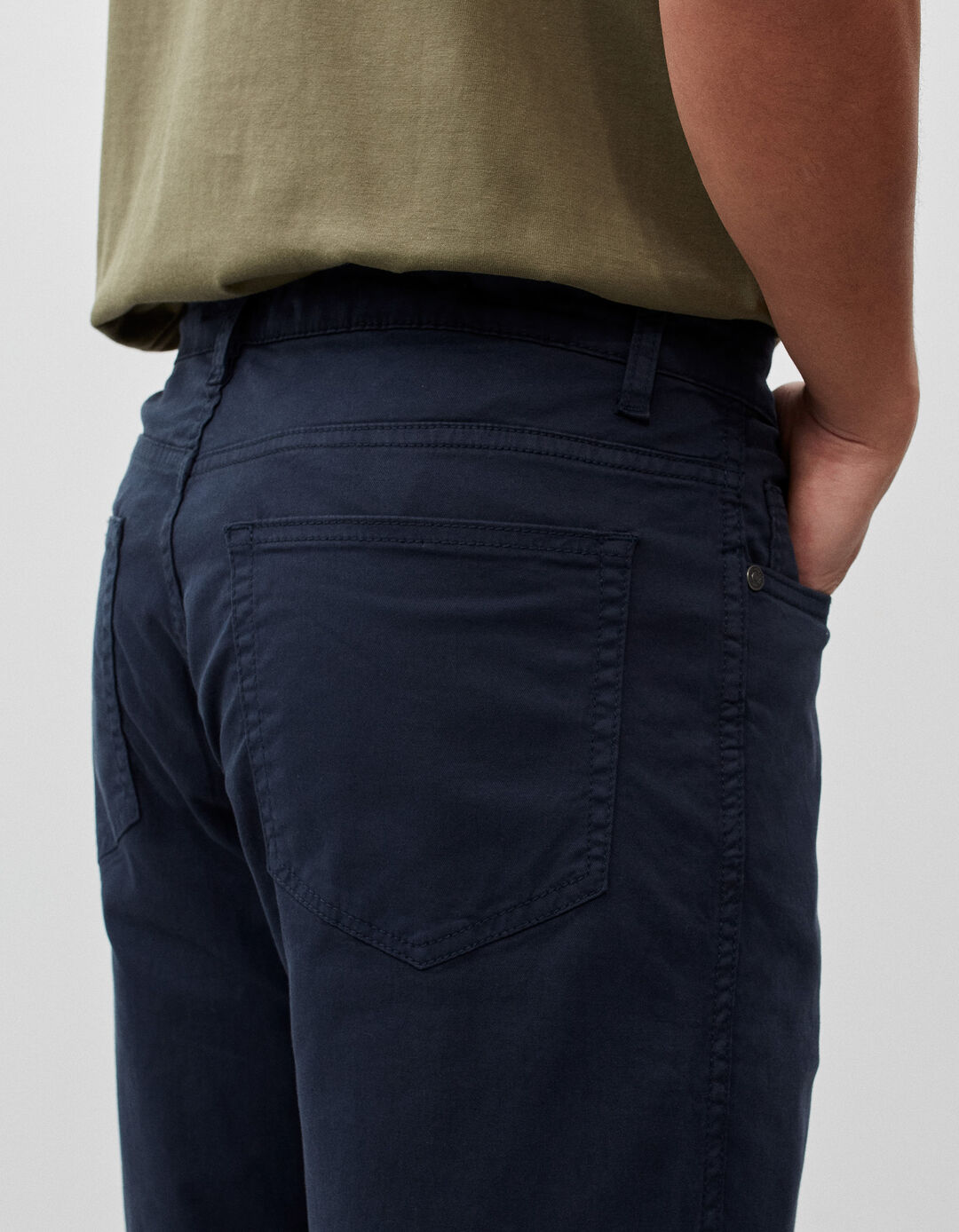 'Slim fit' pants, Men, Dark Blue