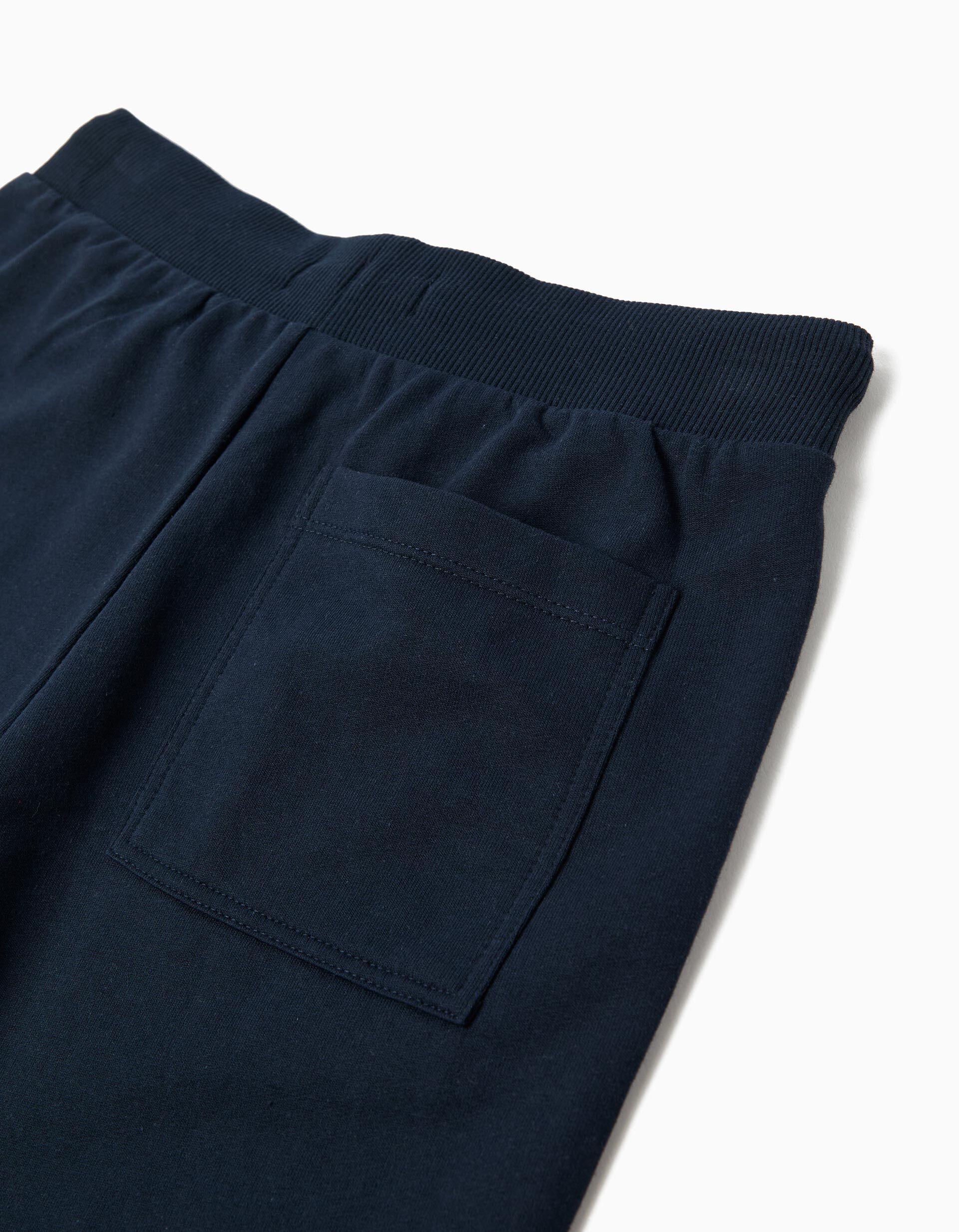 Comprar Online Cal&ccedil;&otilde;es Fleece, Menino, Azul Escuro