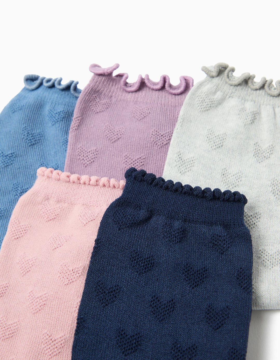 Pack 5 Pares de Meias, Menina, Multicor