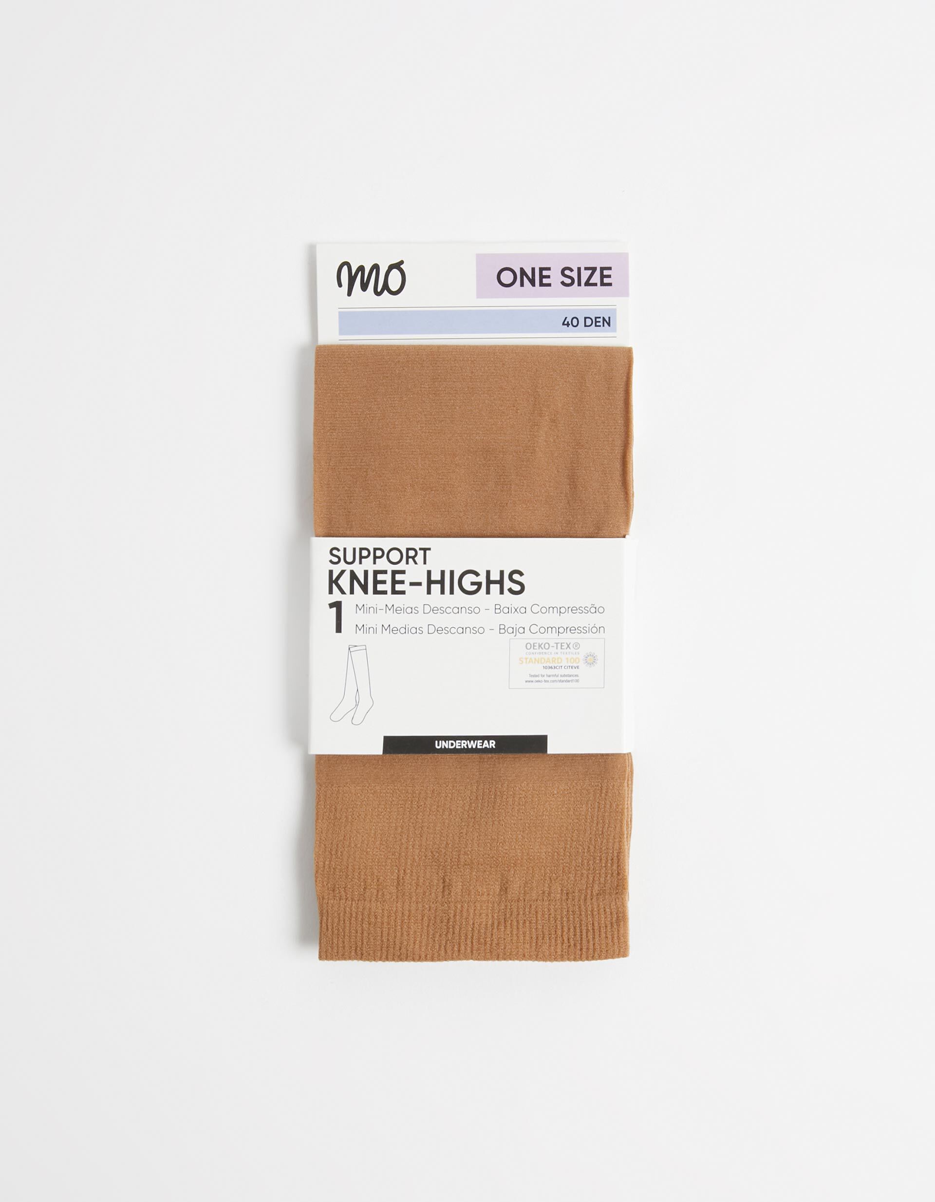 Comprar Online Mini-Meias Descanso Baixa Compress&atilde;o 40DEN, Mulher, Castanho