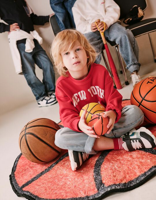 Comprar Online Sweatshirt de Felpa, Menino, Vermelho 